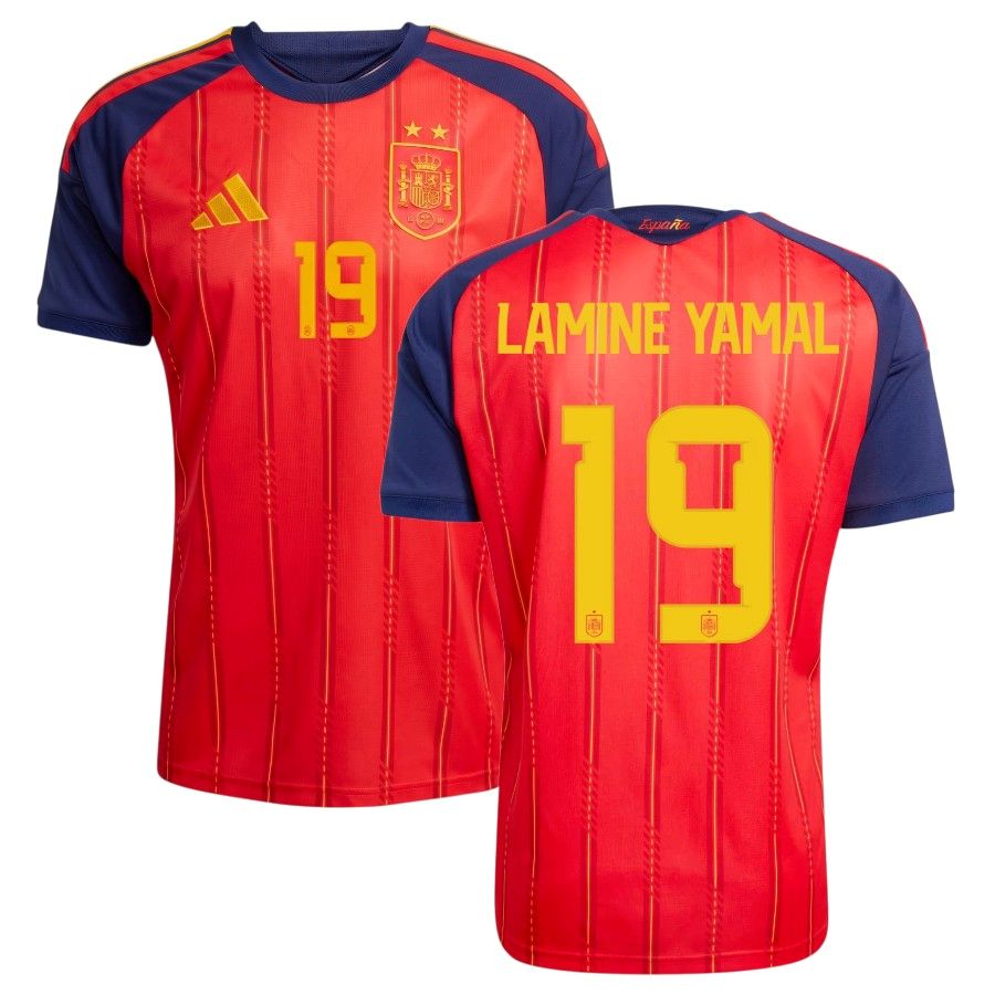 Spain 2026-2027 Lamine Yamal Two-Star Kids Home Jersey