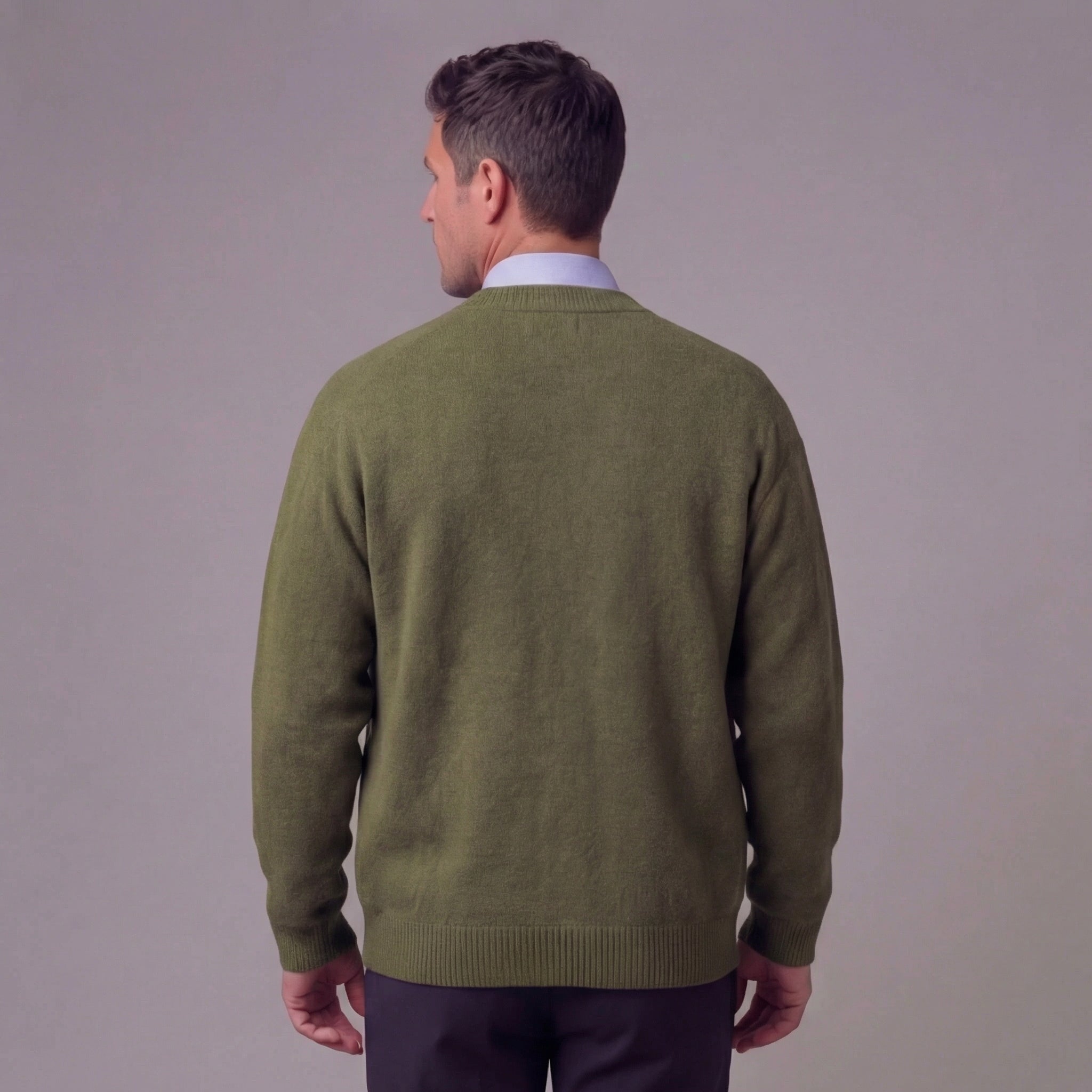 Cárdigan con botones para hombre