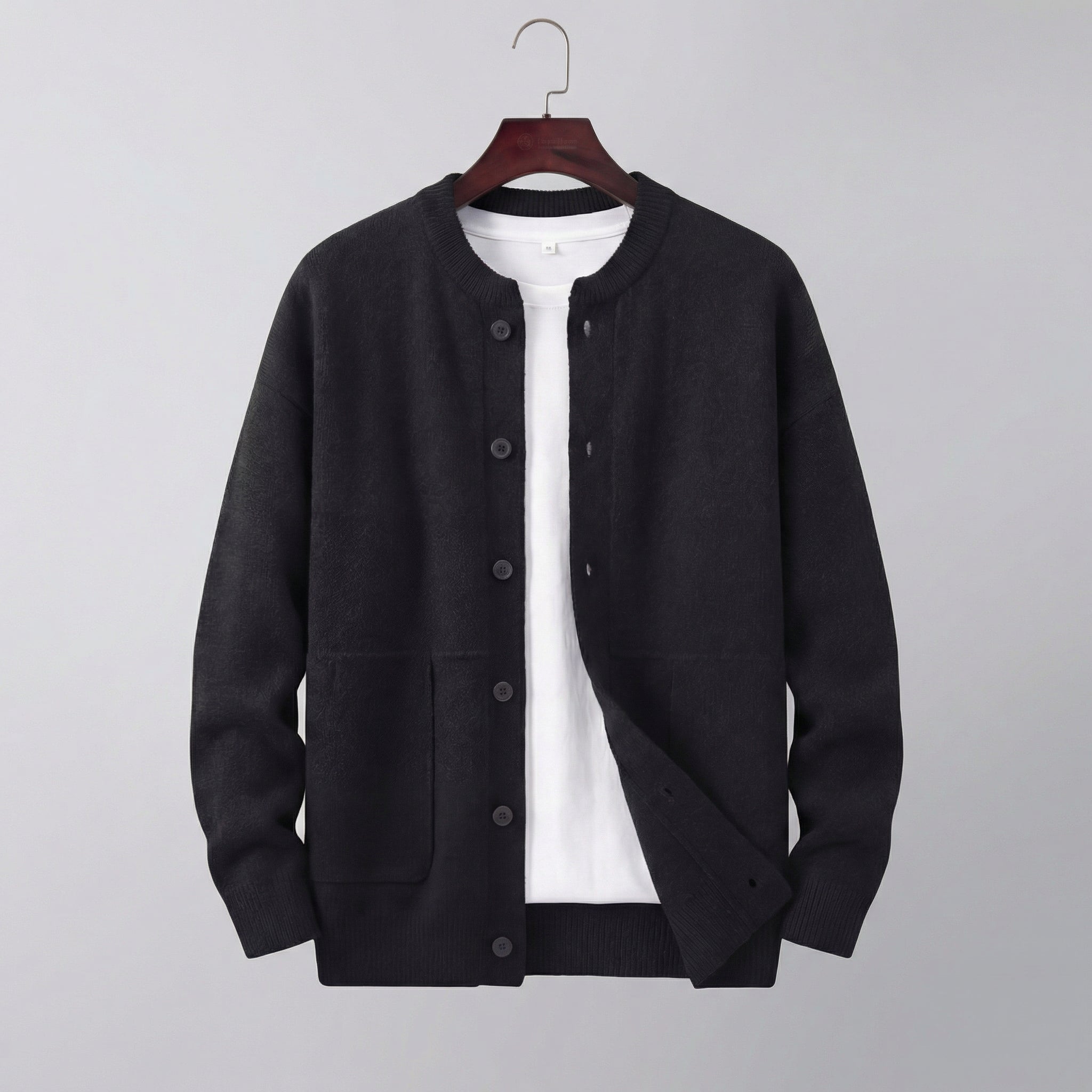 Cárdigan con botones para hombre