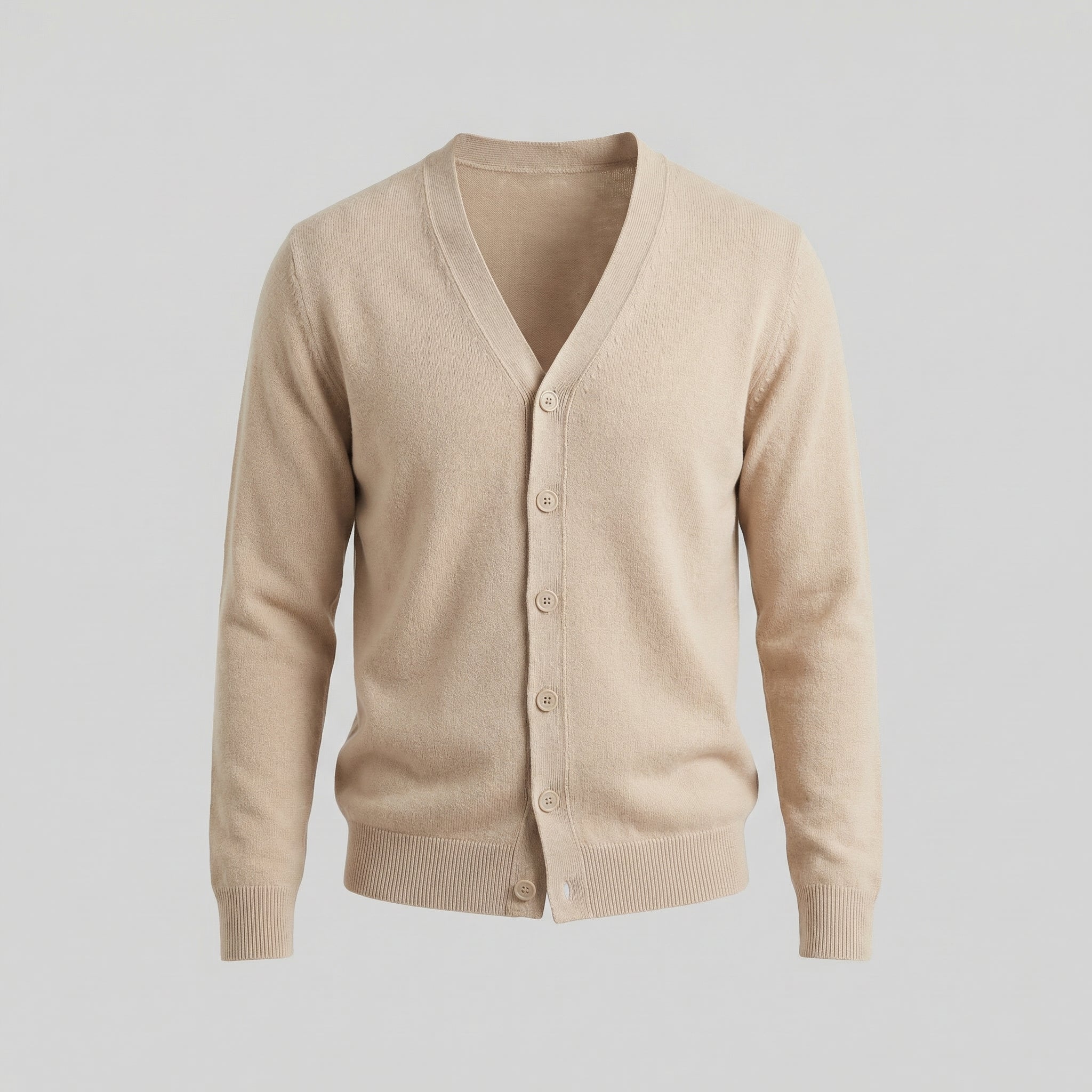 Cárdigan Casual de Cuello en V para Hombre