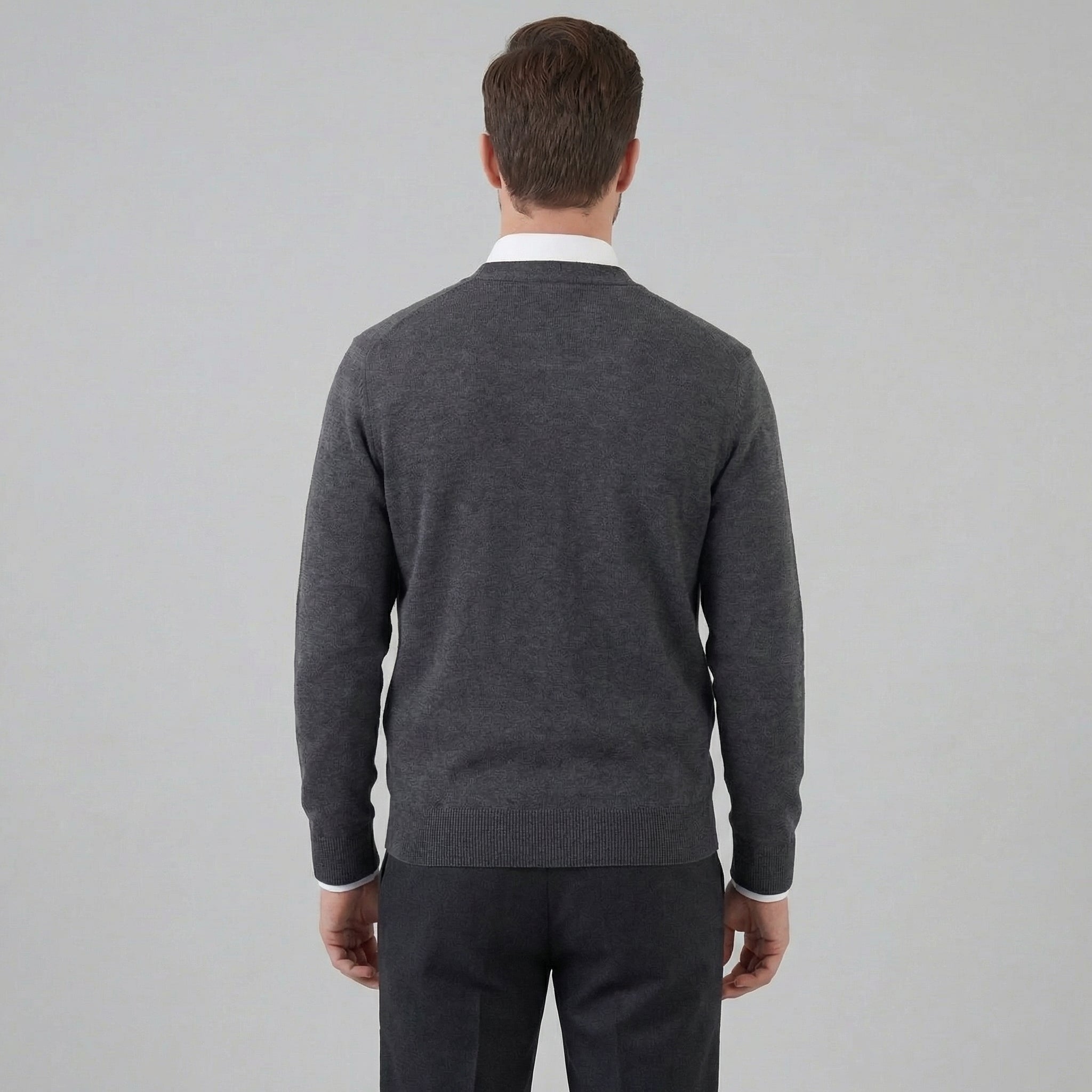 Cárdigan Casual de Cuello en V para Hombre
