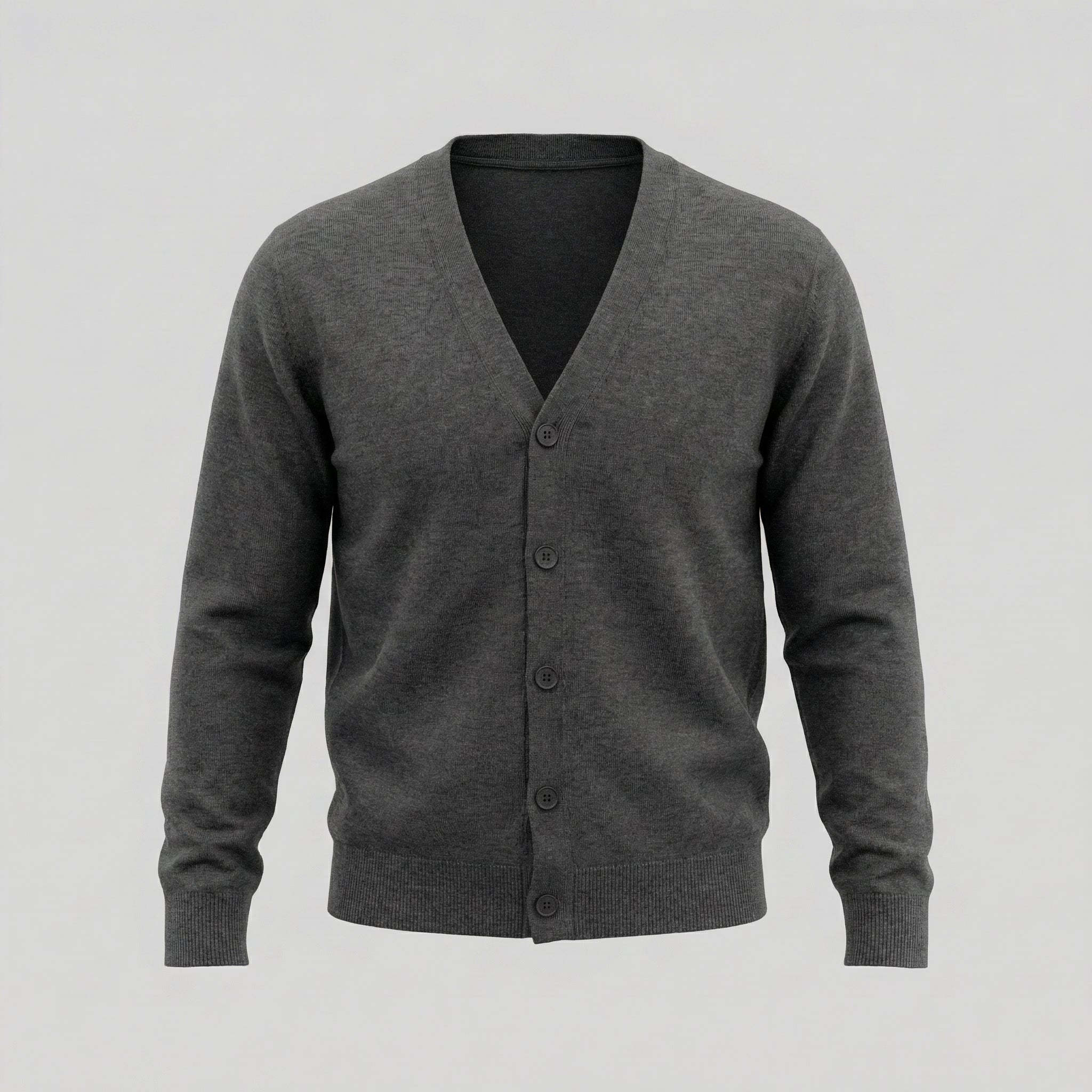 Cárdigan Casual de Cuello en V para Hombre
