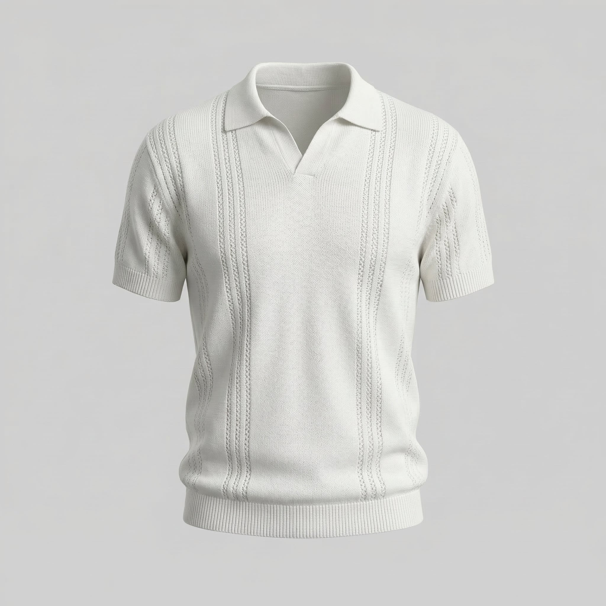 Men's Knit Polo Shirt