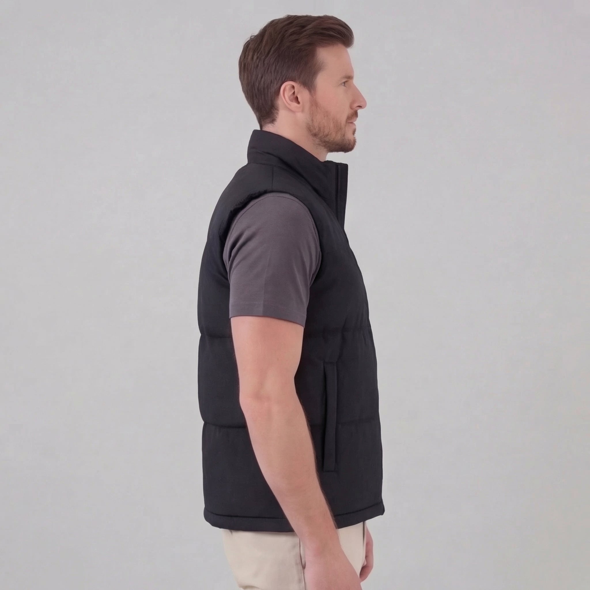 Men's Lightweight Sleeveless Puffer Vest