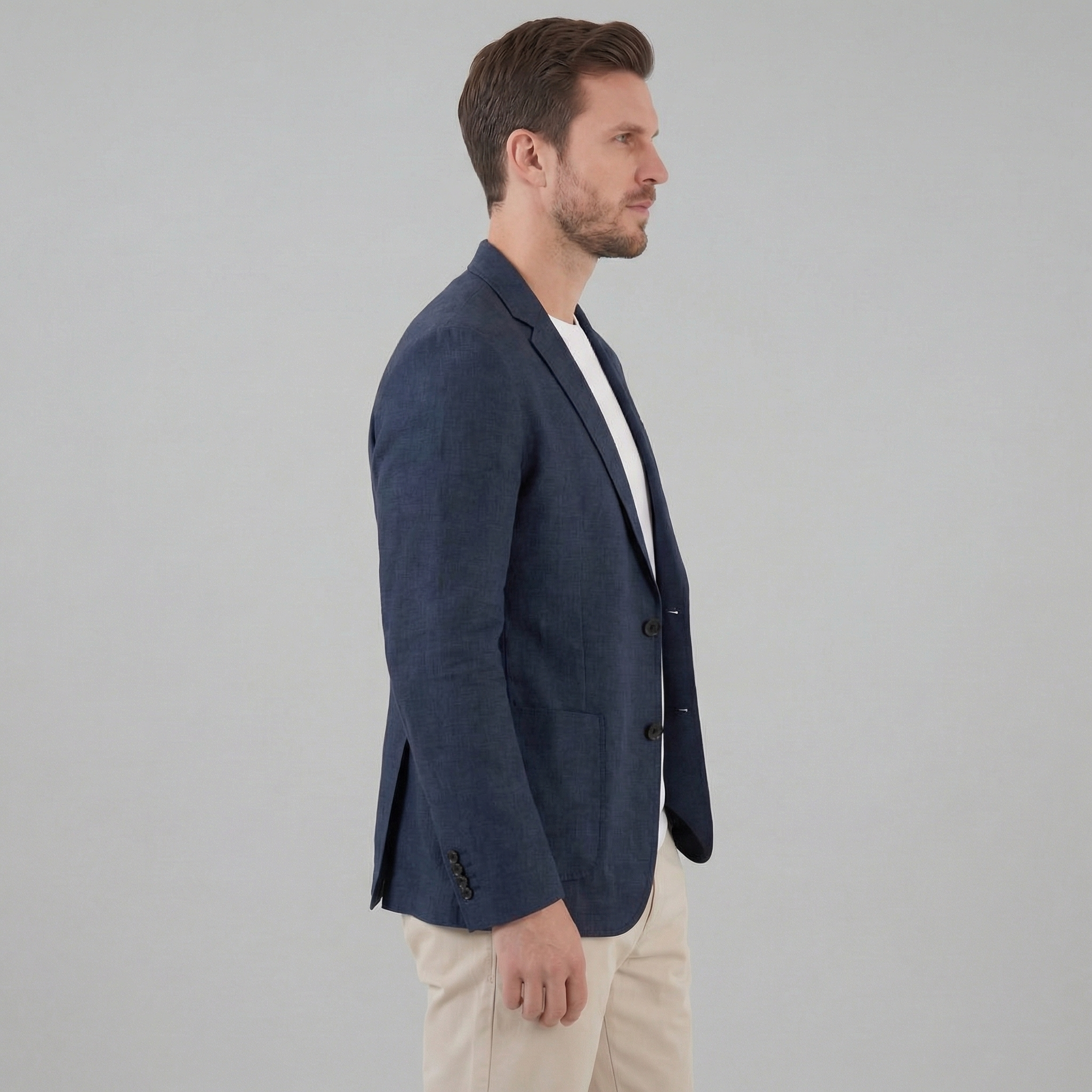Men's Linen Blazer Jacket