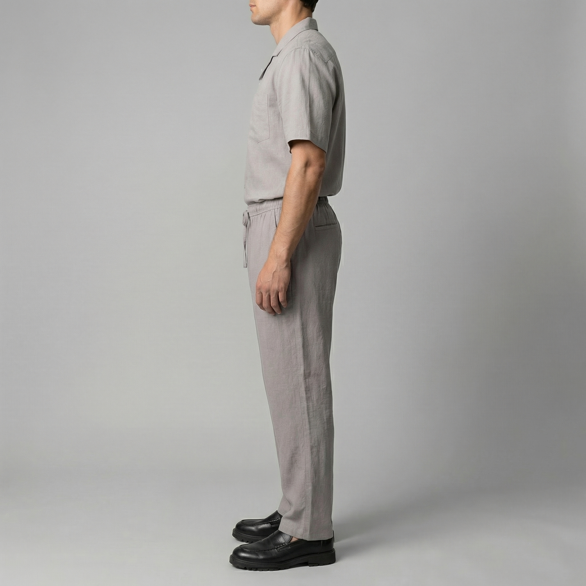 Men's Linen Slim Fit Trousers