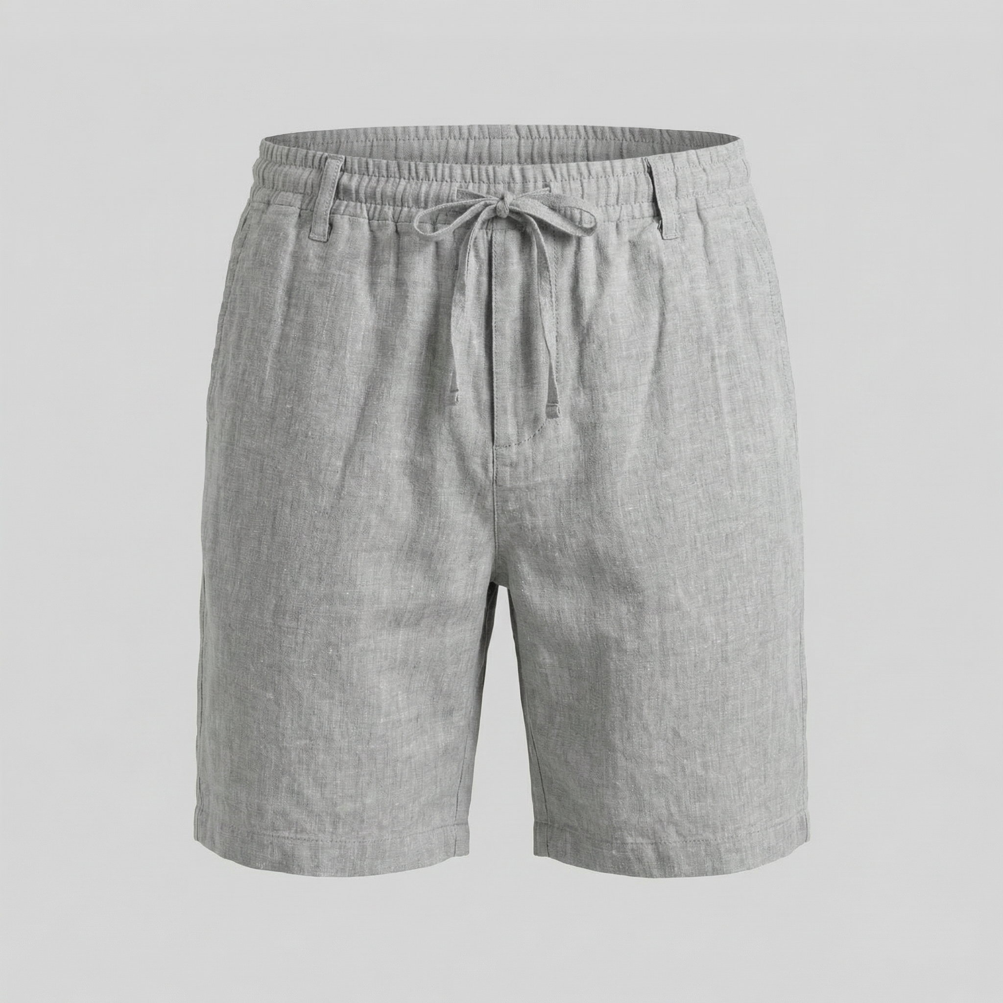 Pantalones Cortos de Lino para Verano para Hombre