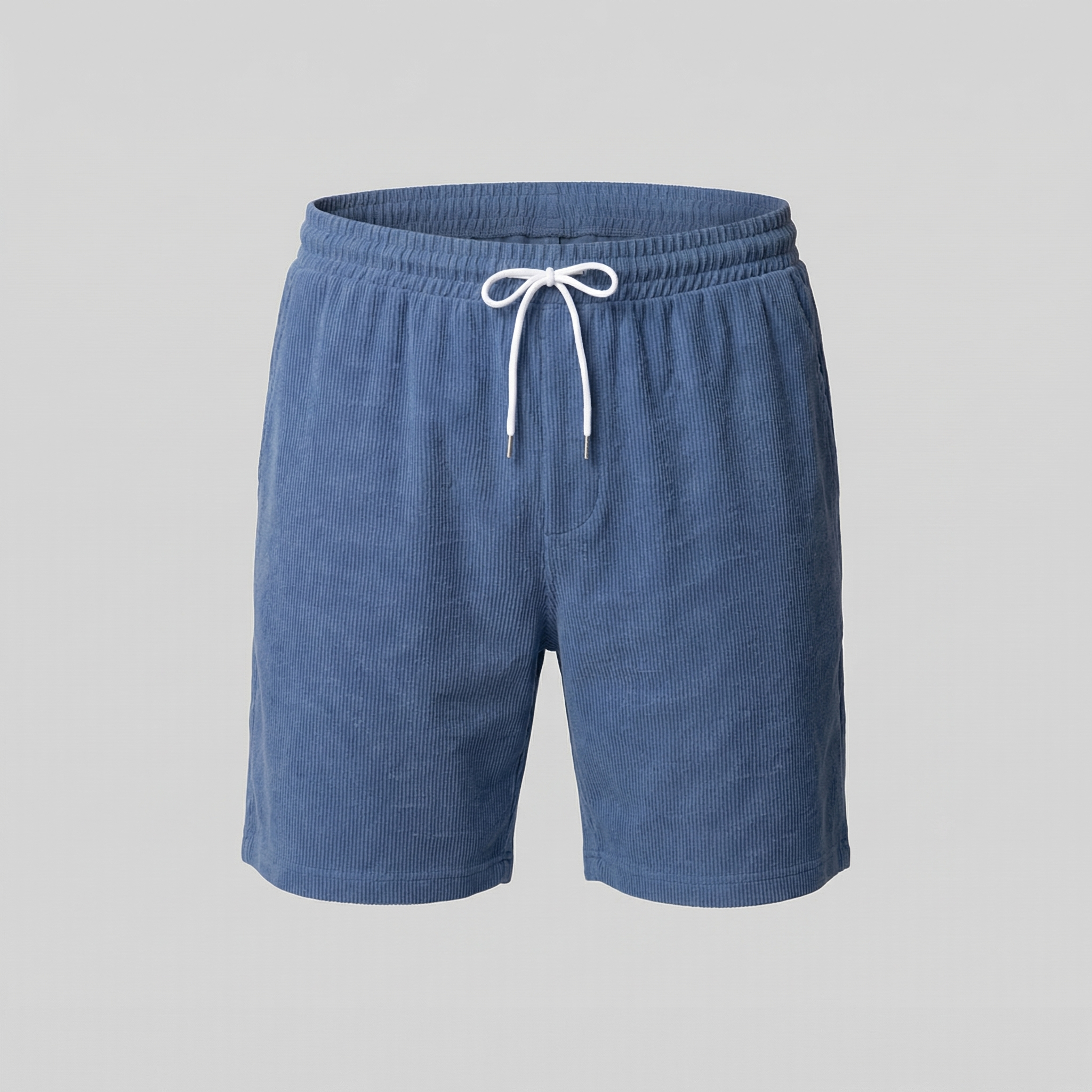 Pantalones Cortos de Pana de Corte Relajado para Hombre