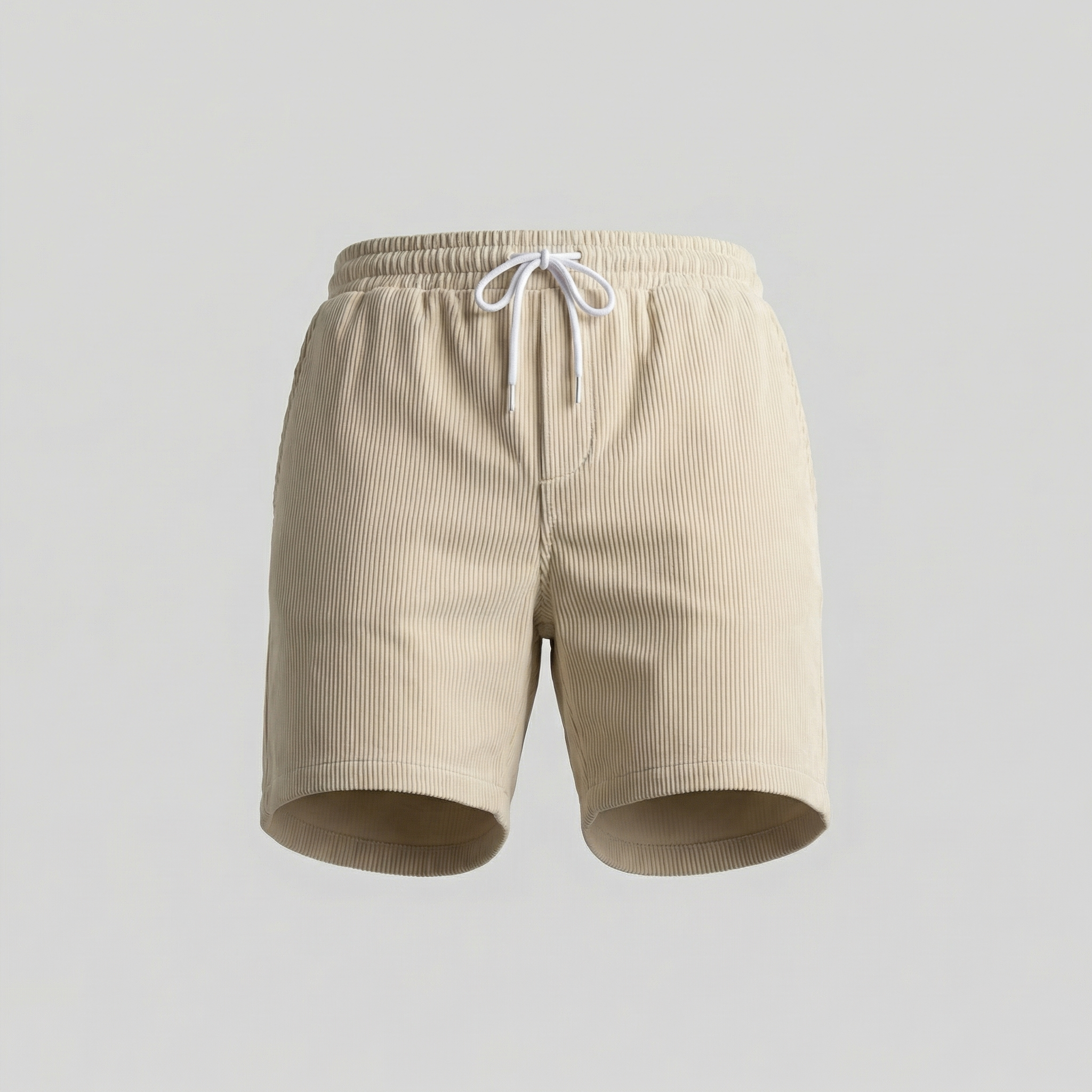 Pantalones Cortos de Pana de Corte Relajado para Hombre