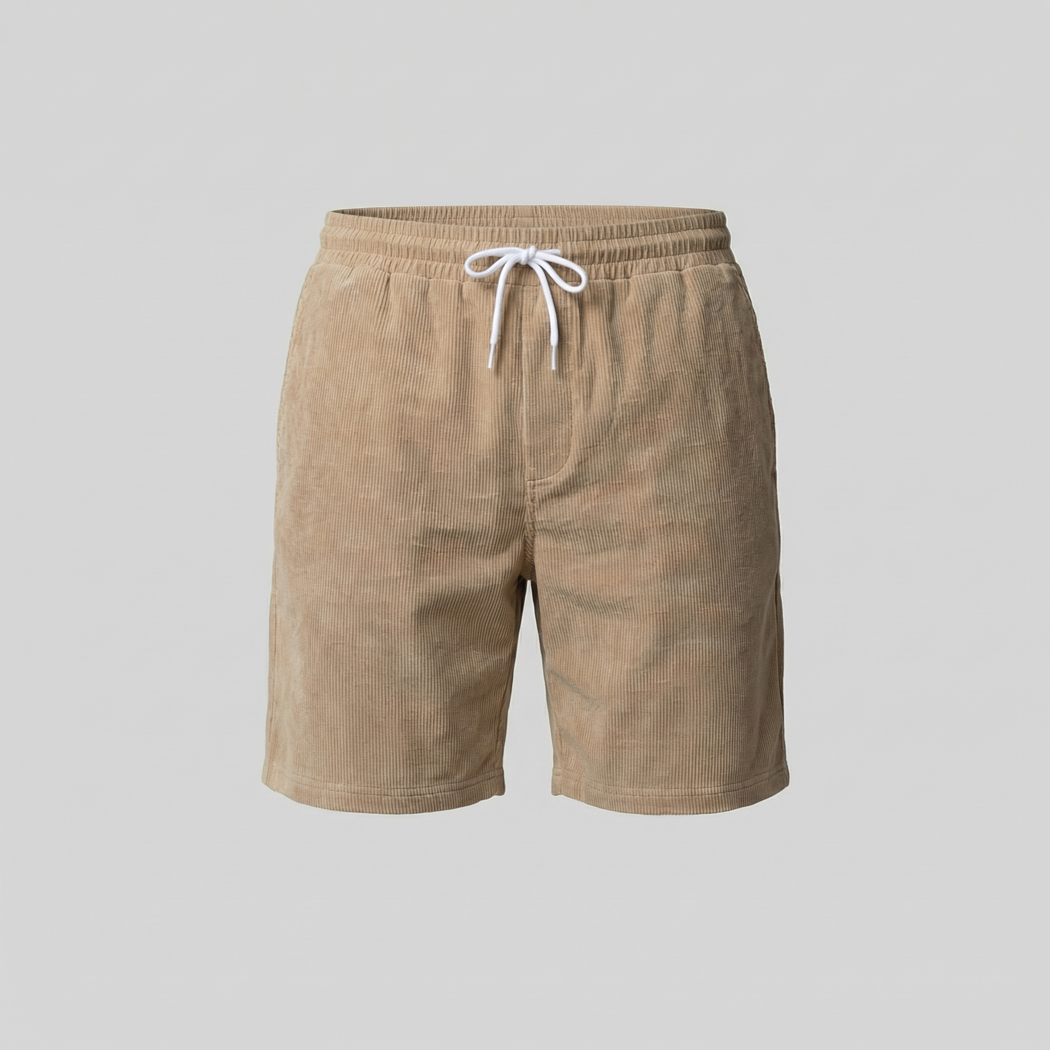 Pantalones Cortos de Pana de Corte Relajado para Hombre