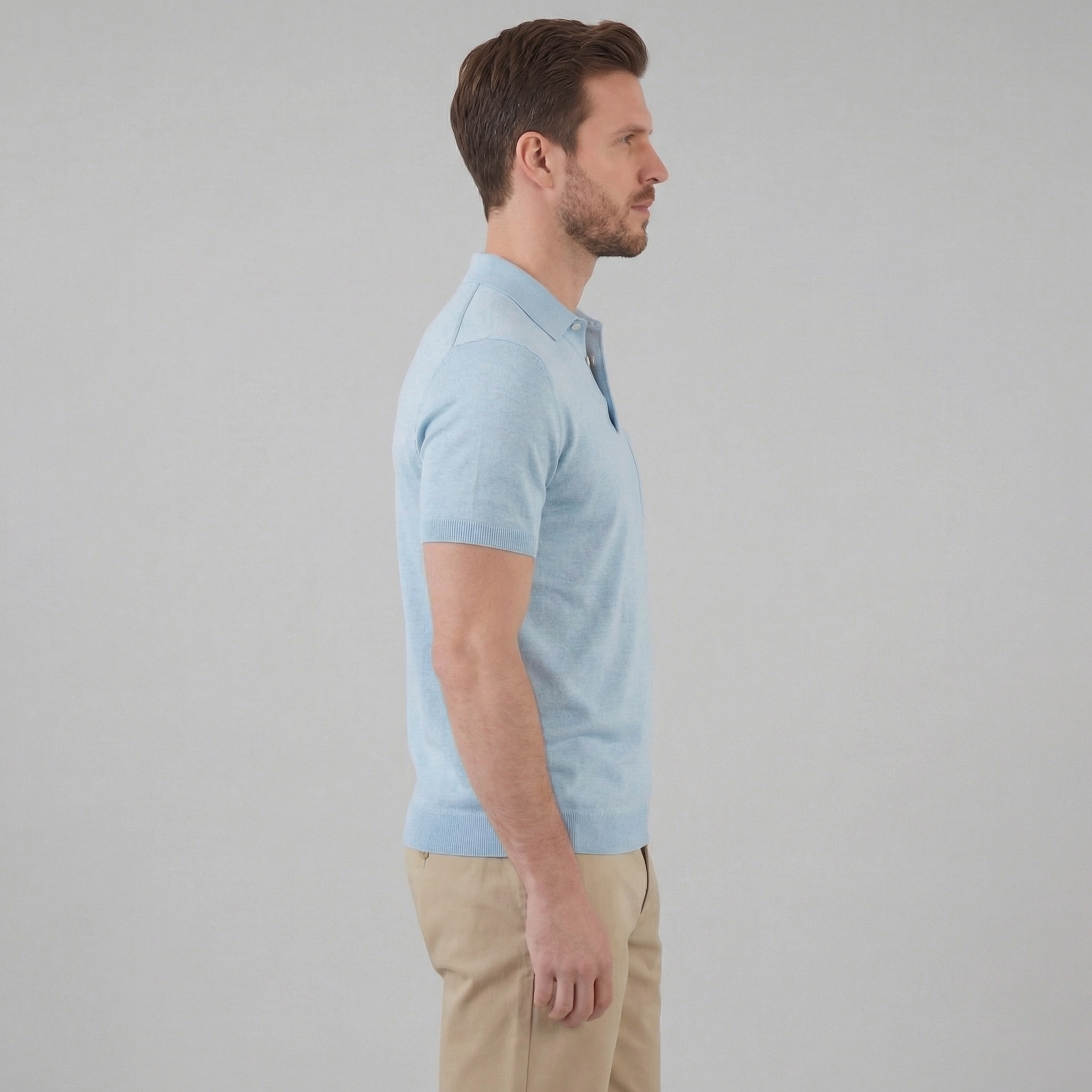 Men's Short Sleeve Summer Polo Shirt