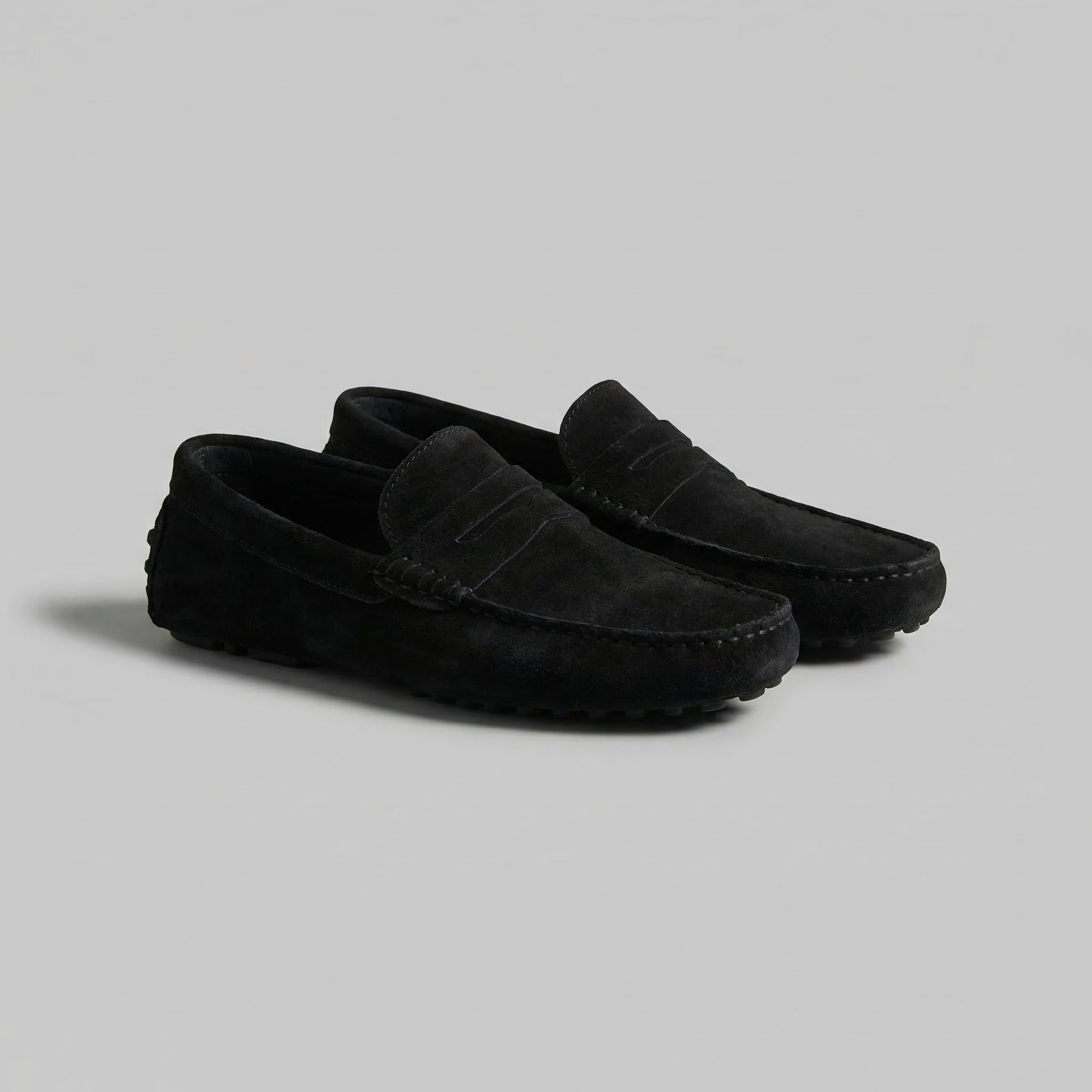 Men's Stylish Suede Penny Loafers