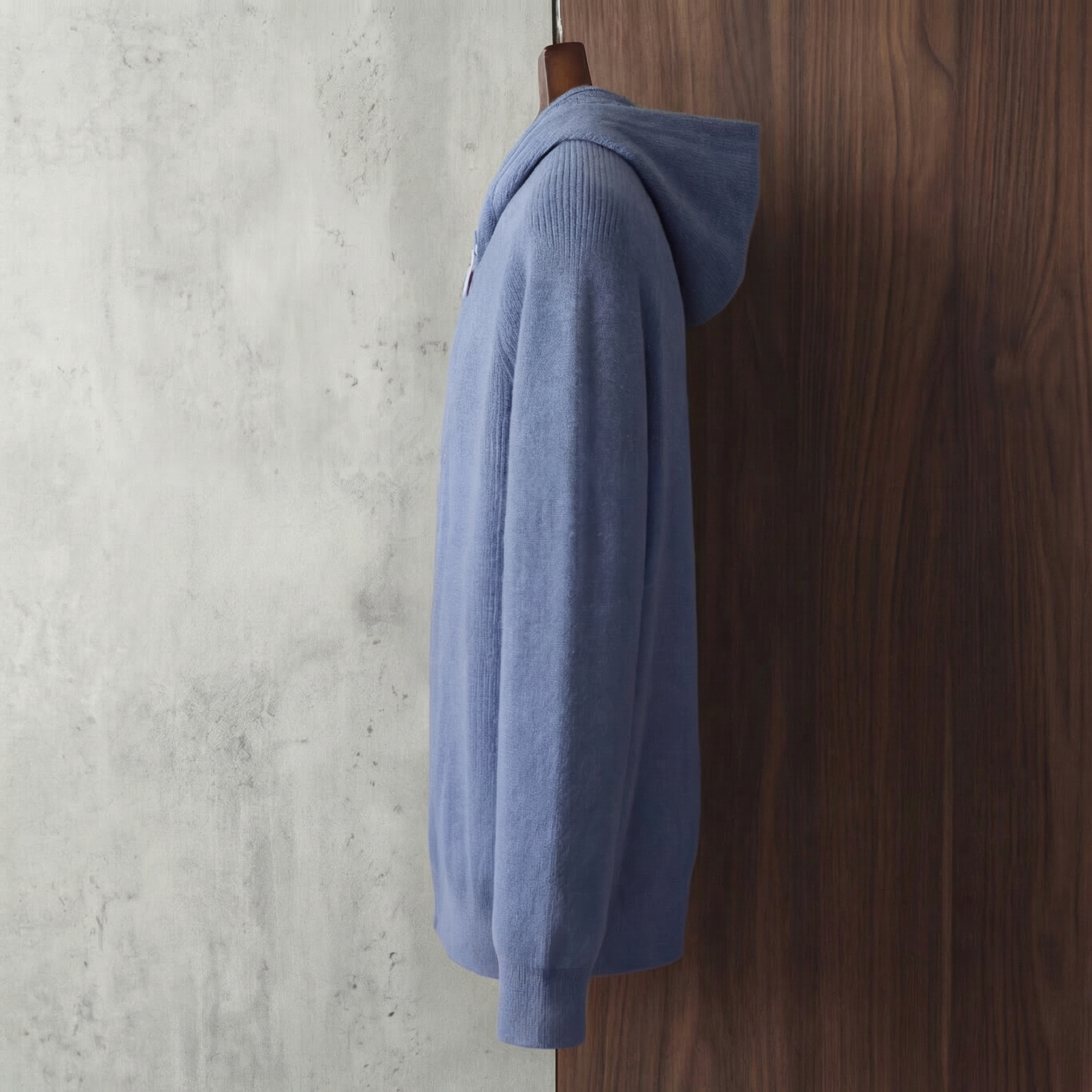 Men's Wool Zip Up Hoodie
