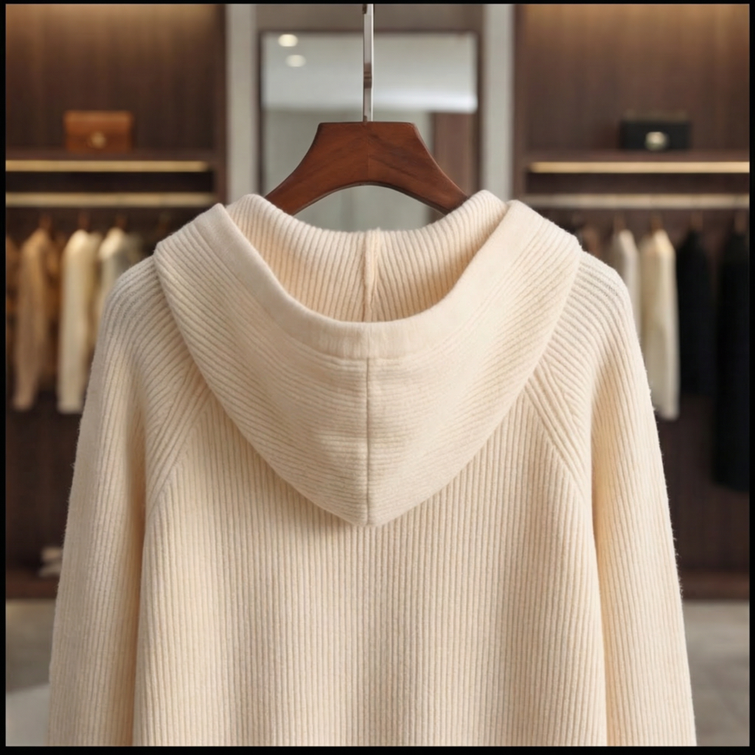 Men's Wool Zip Up Hoodie