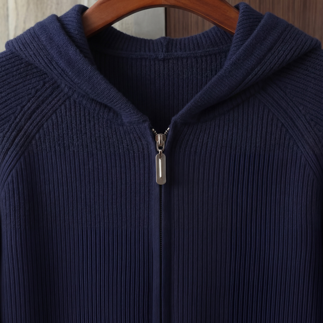 Men's Wool Zip Up Hoodie