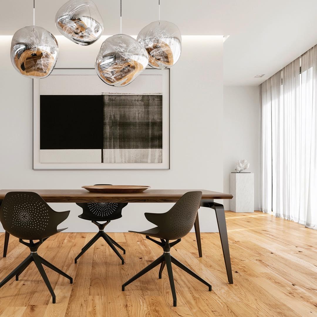Lampadario moderno a cupola in vetro lava a 1 luce