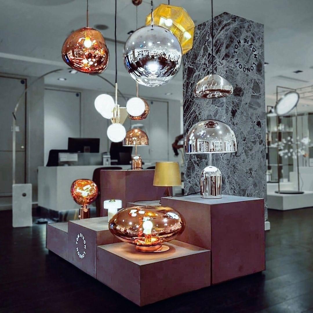 Lampadario moderno a cupola in vetro lava a 1 luce