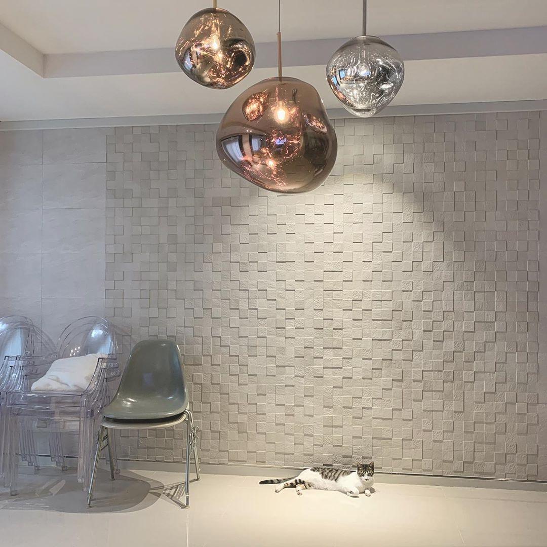 Lampadario moderno a cupola in vetro lava a 1 luce