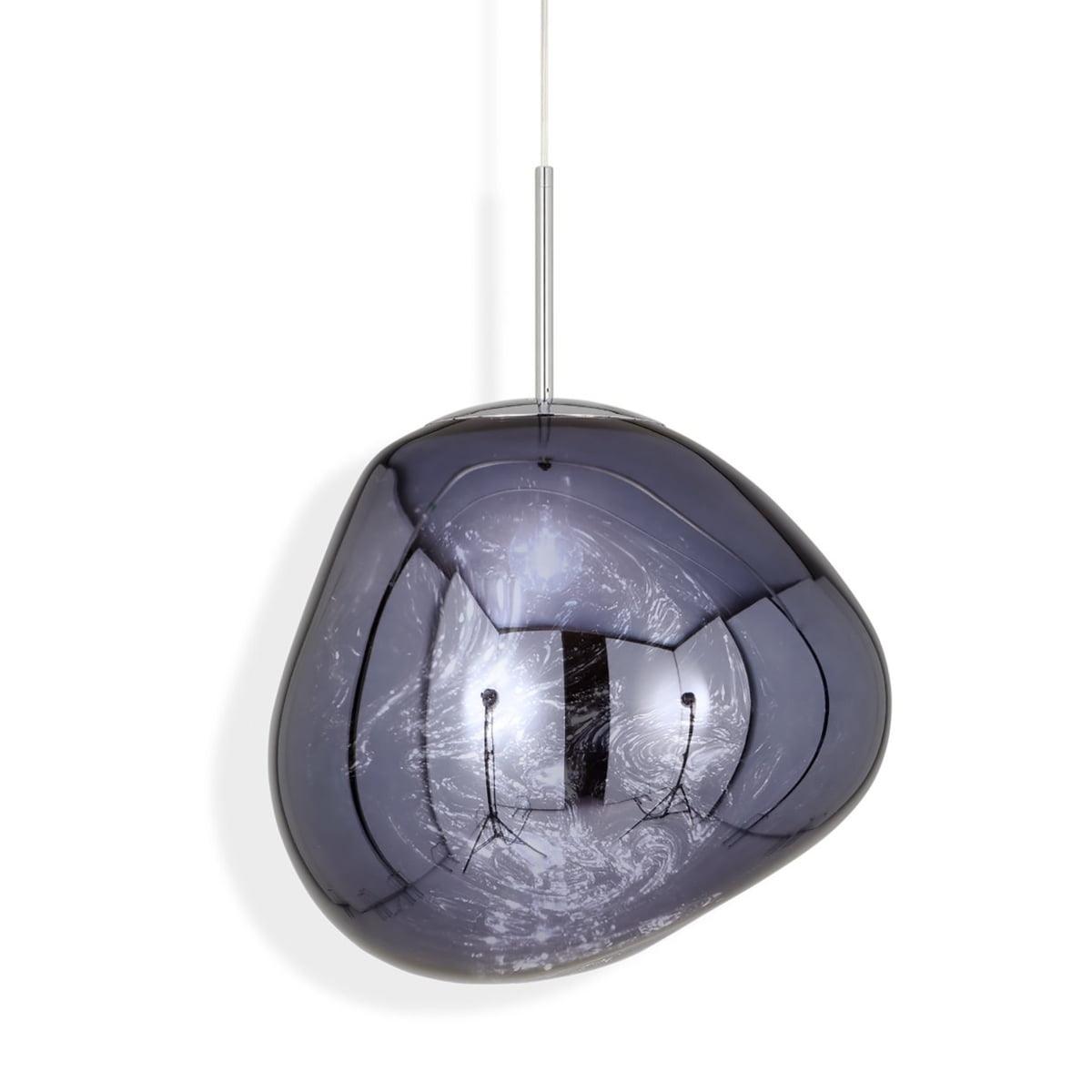 Lampadario moderno a cupola in vetro lava a 1 luce