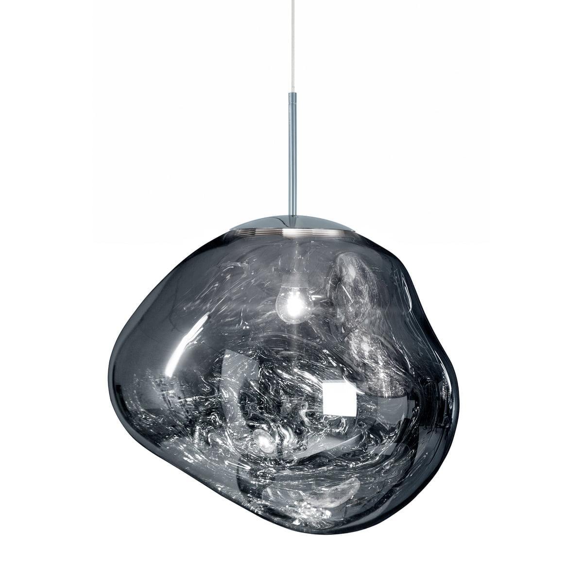 Lampadario moderno a cupola in vetro lava a 1 luce