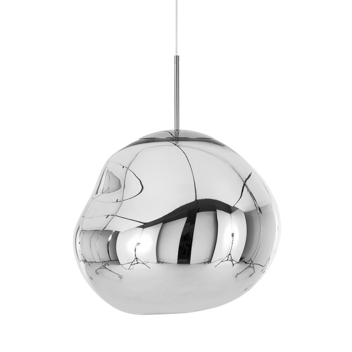 Lampadario moderno a cupola in vetro lava a 1 luce