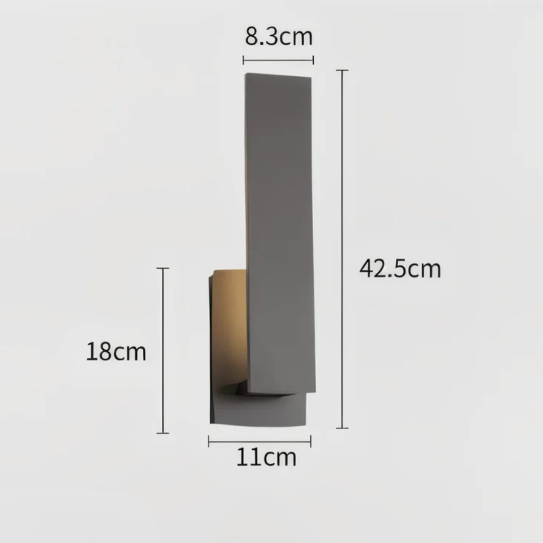 Moderne Buitenmuurlamp – Waterdichte Aluminium LED Buitenmuurverlichting voor Tuin en Terras
