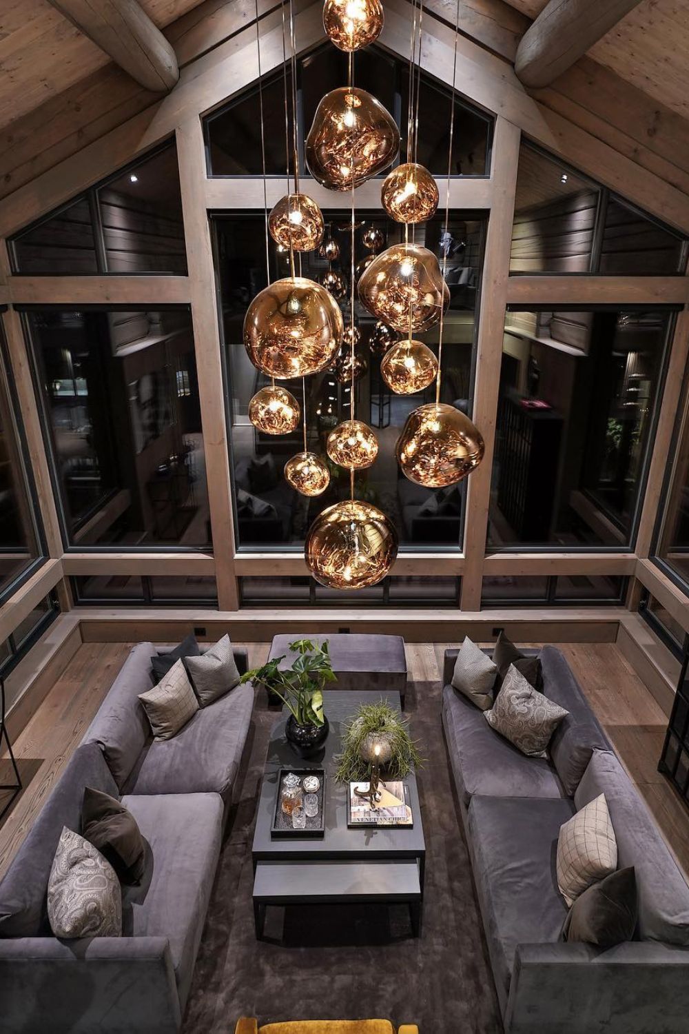 Lampadario moderno a cupola in vetro lava a 1 luce