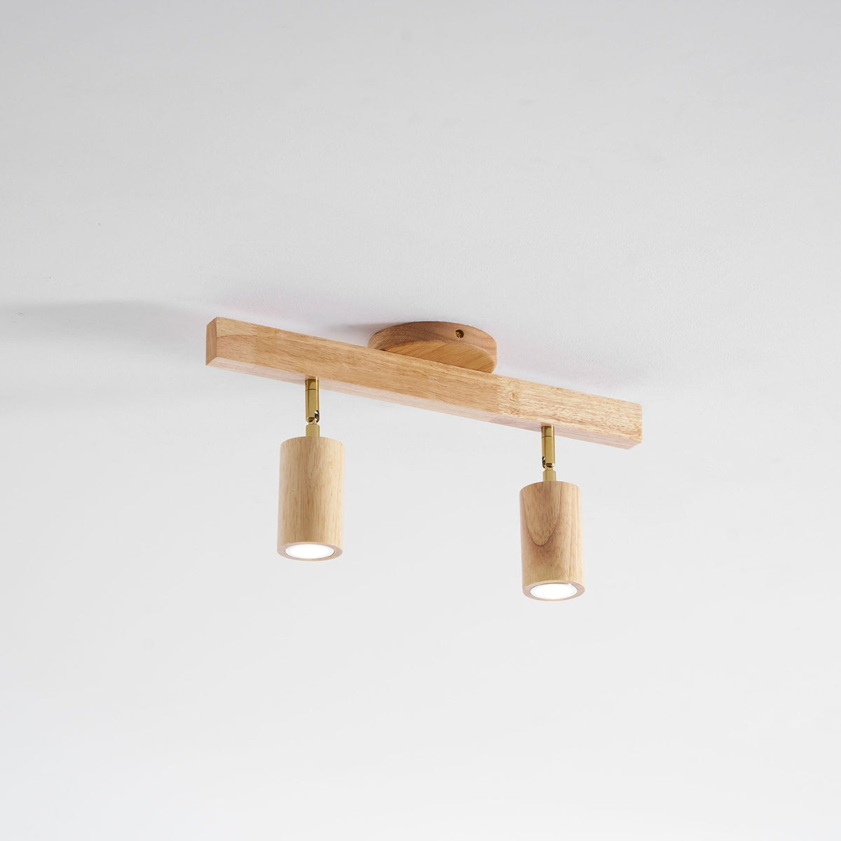 Faretto regolabile giapponese in legno con LED a 1 luce