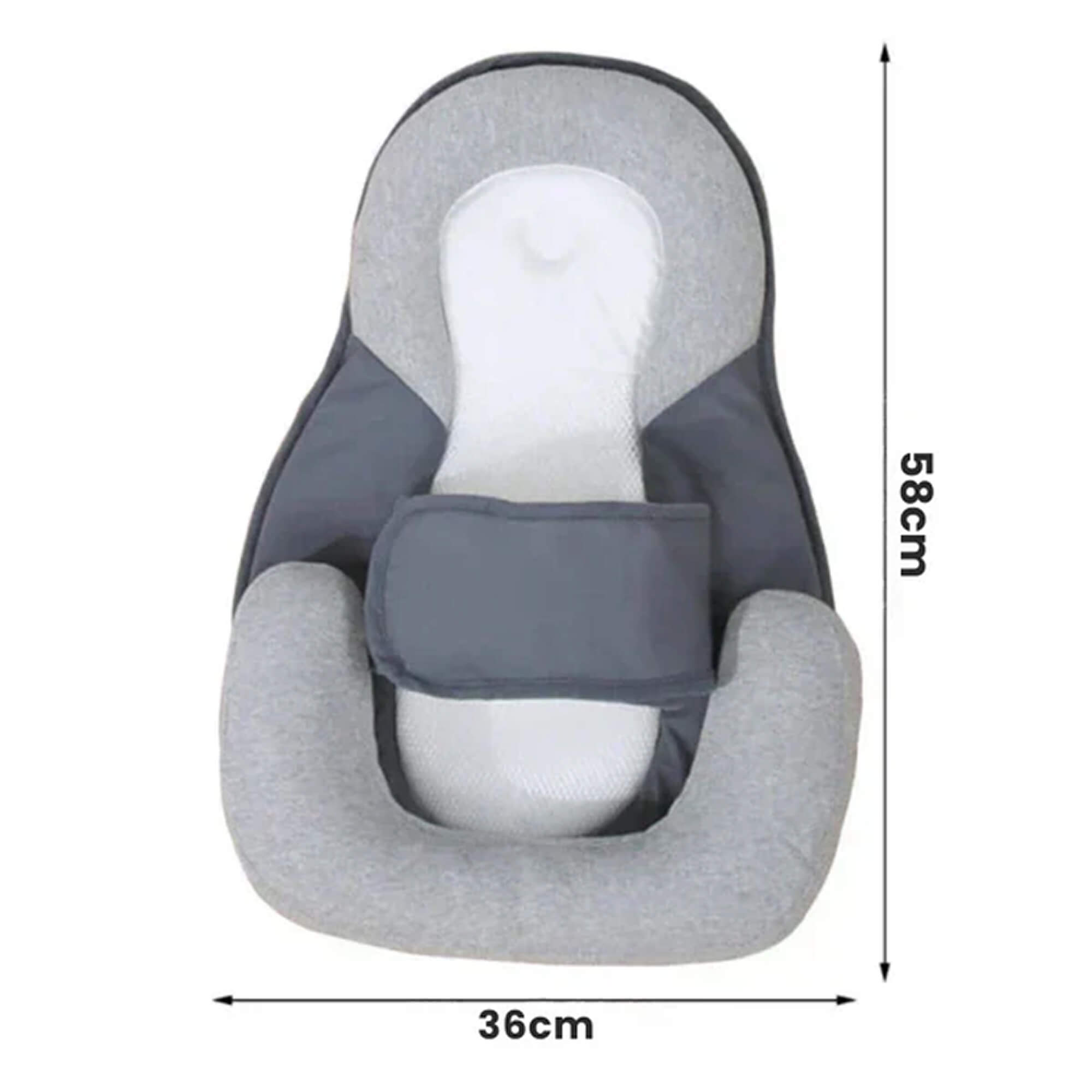 Neugeborenen-Refluxkissenbett – Schlafnest mit 15° Keil | Tragbares Anti-Reflux-Kissen & Baby-Schlafnest zur Kolik-Linderung
