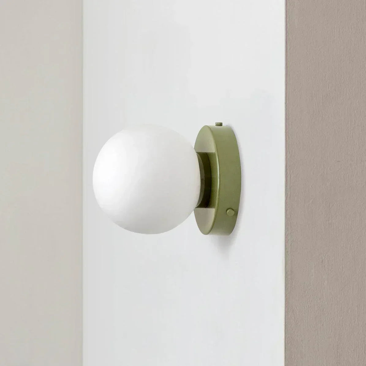 Nordische Glas-Kugel LED-Wandleuchte 1-flammig