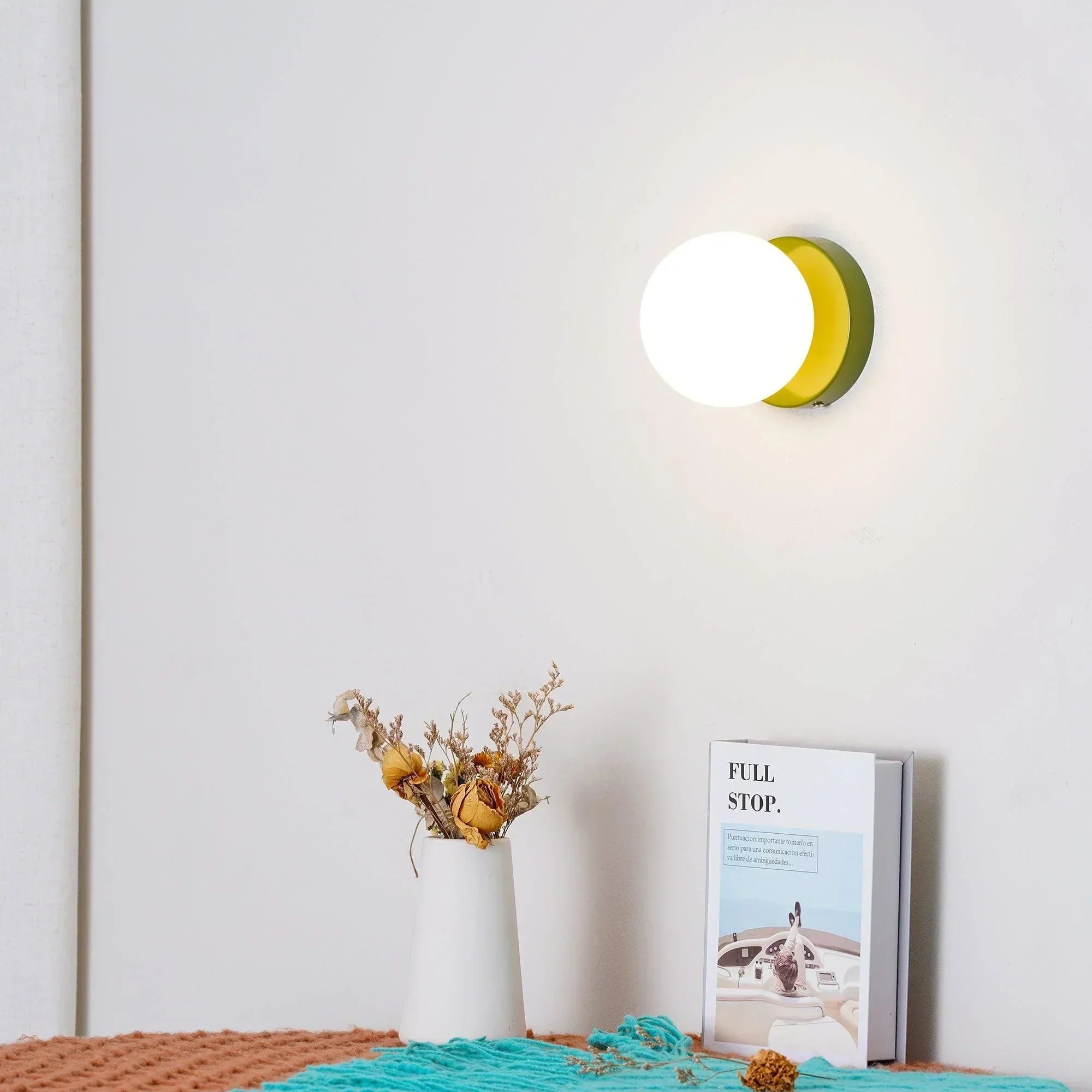 Nordische Glas-Kugel LED-Wandleuchte 1-flammig