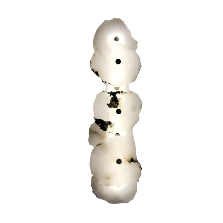 Applique da parete in marmo irregolare moderna LED 1 luce