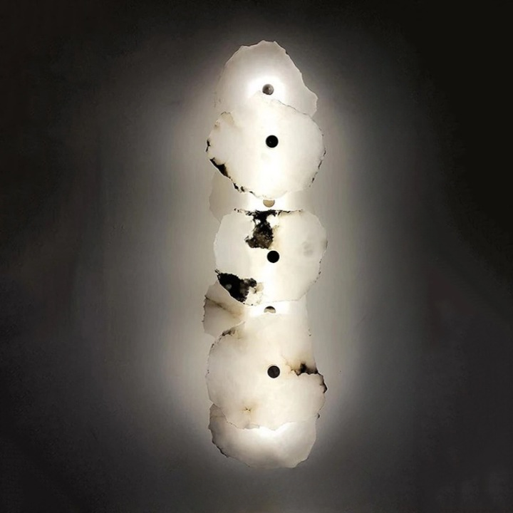 Applique da parete in marmo irregolare moderna LED 1 luce