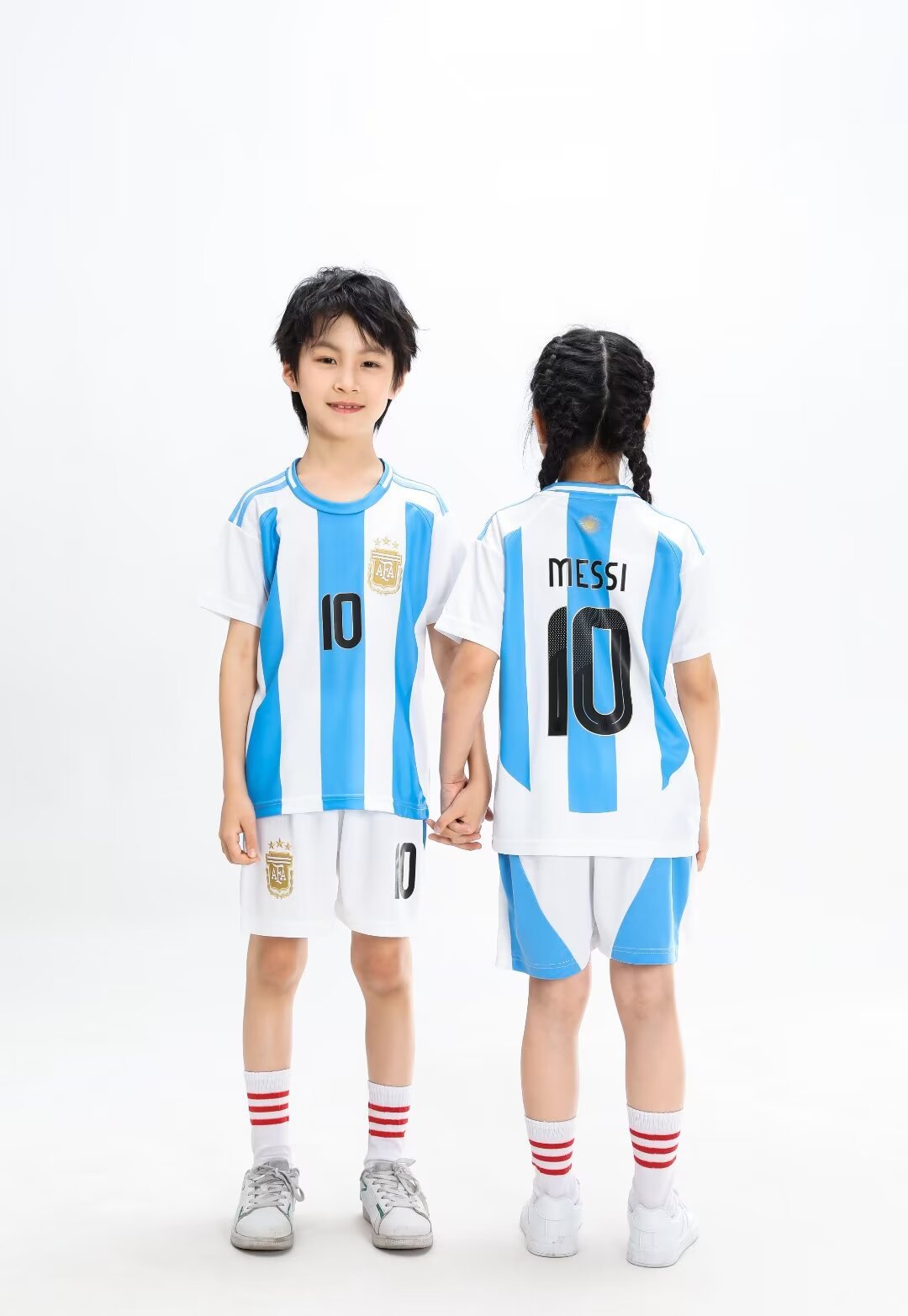 Set maglia e pantaloncini da calcio per bambini Argentina - Lionel Messi