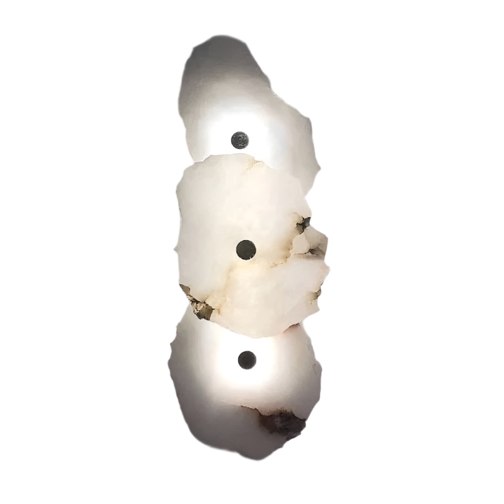 Applique da parete in marmo irregolare moderna LED 1 luce