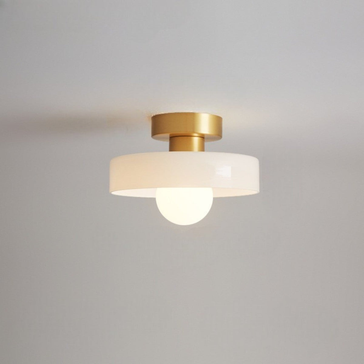 Bauhaus Glazen LED Plafondlamp 1-Licht