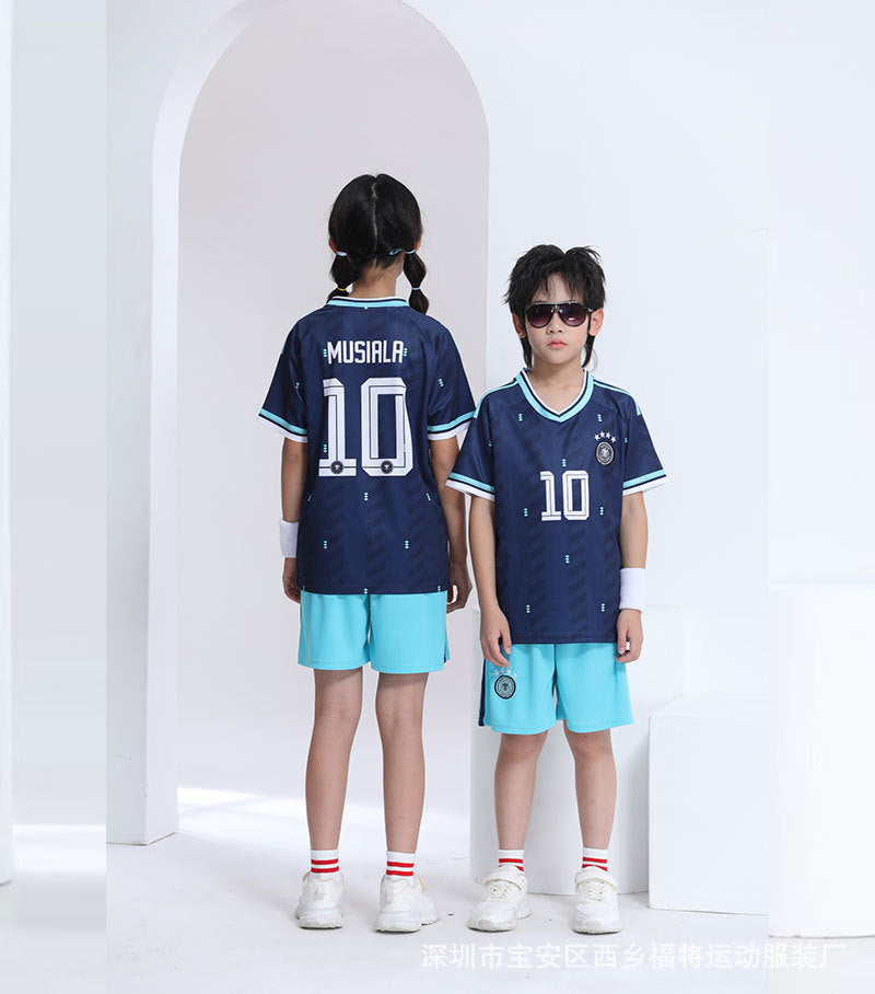 Conjunto de Camiseta y Pantalones Cortos de Fútbol para Niños Alemania – Musiala