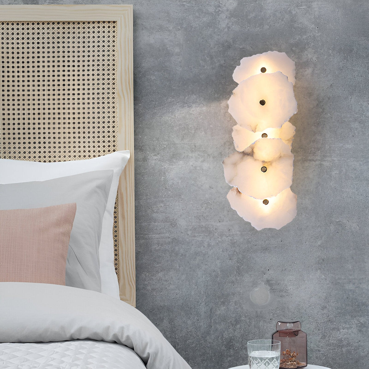Applique da parete in marmo irregolare moderna LED 1 luce