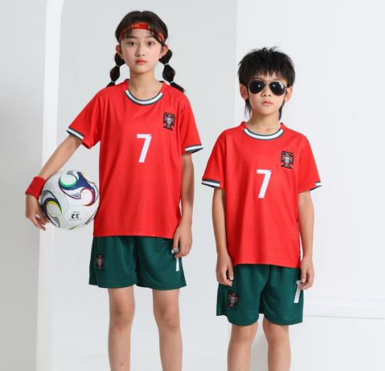 Kinder Voetbalshirt & Shorts Set Portugal - Cristiano Ronaldo