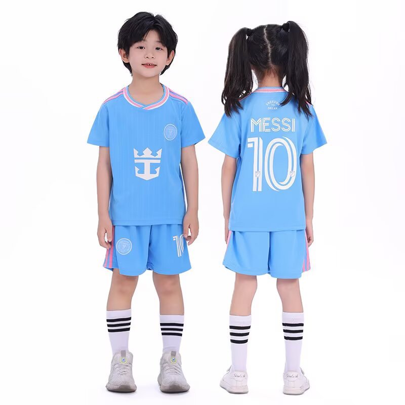 Conjunto de camiseta y pantalones cortos de fútbol para niños Inter Miami - Lionel Messi