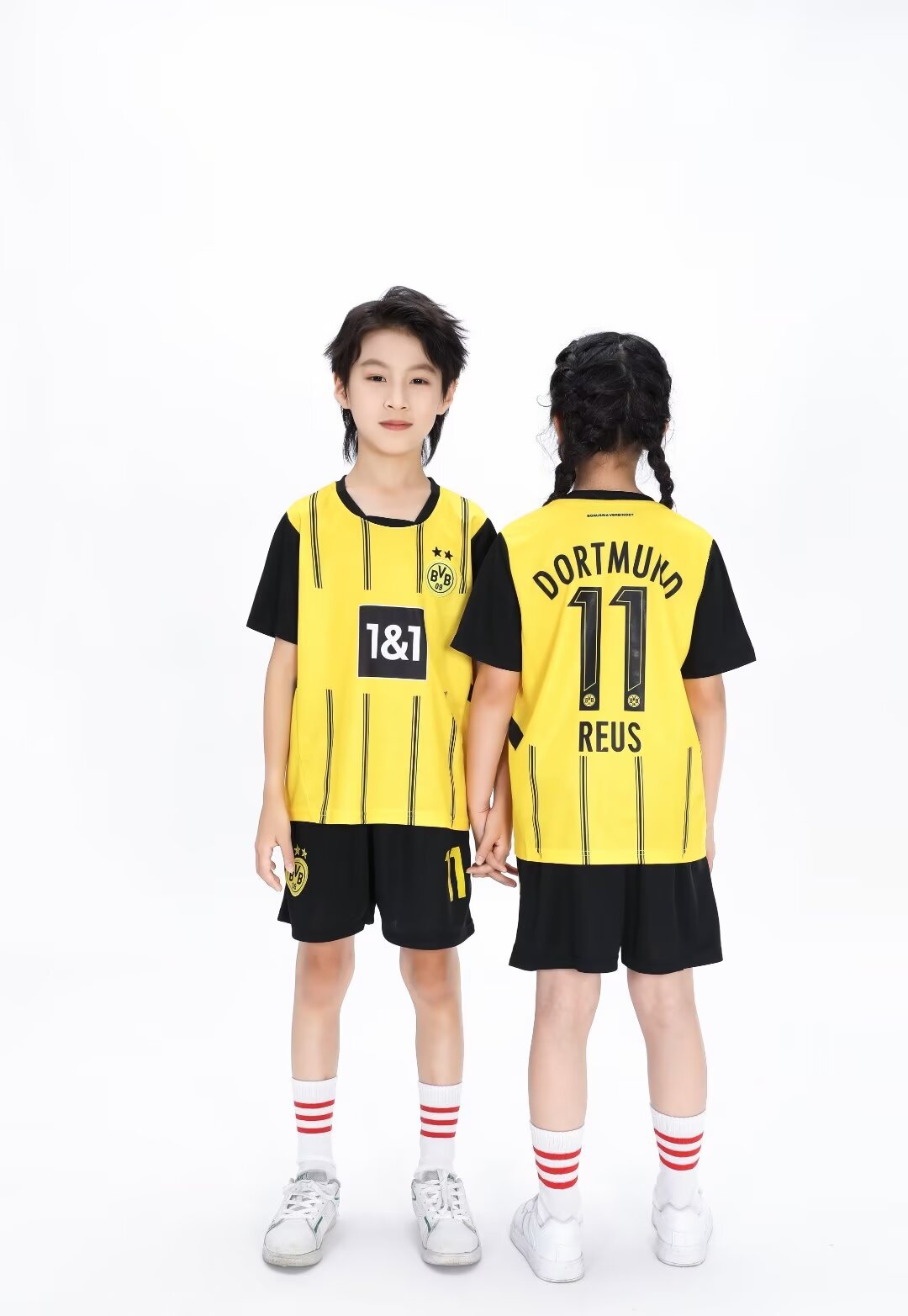 Voetbalshirt en korte broek set voor kinderen Dortmund – Reus