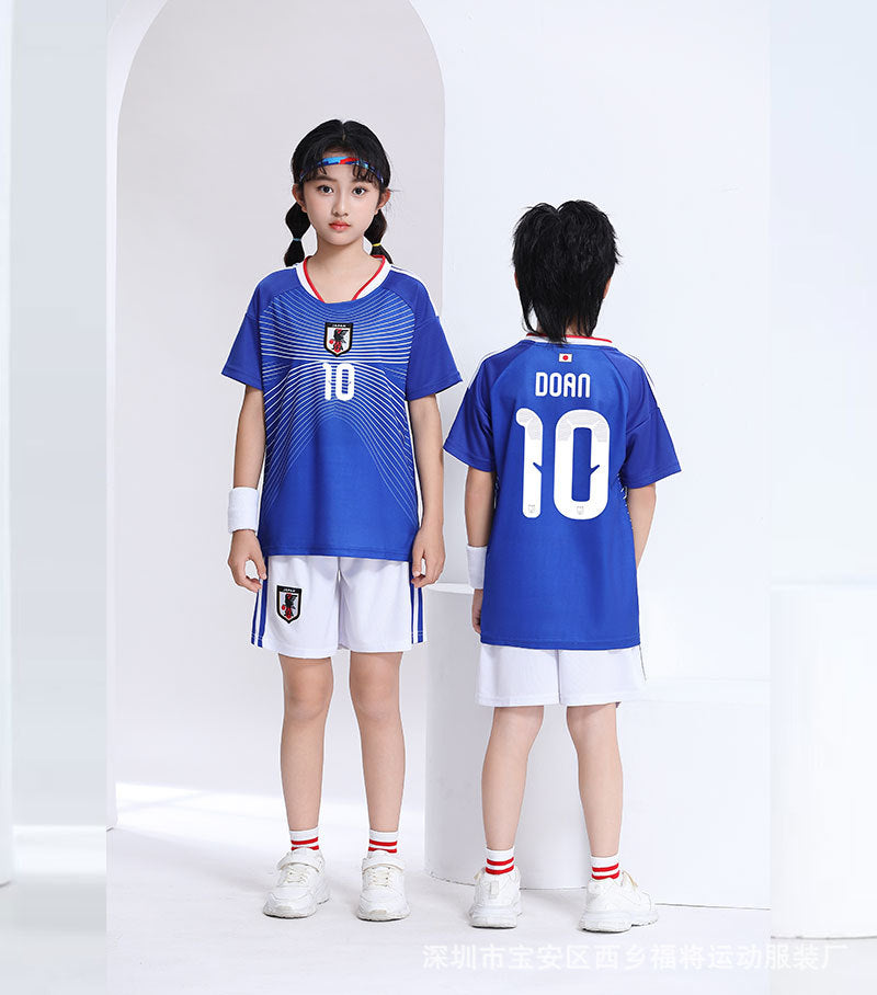 Voetbalshirt en korte broek set voor kinderen Japan – Dóan