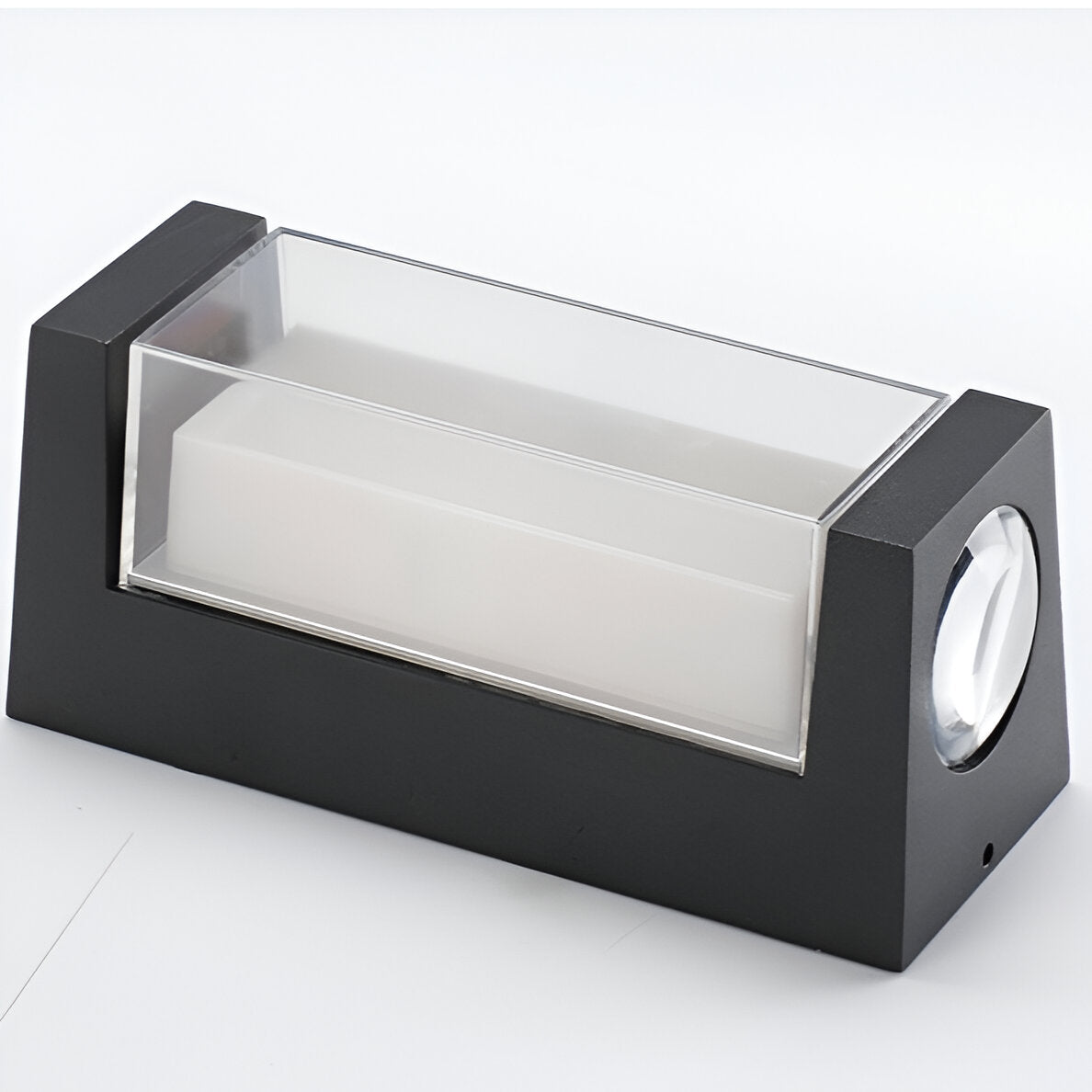 Nordische minimalistische Acryl rechteckige Außenwandleuchte LED Up-Down