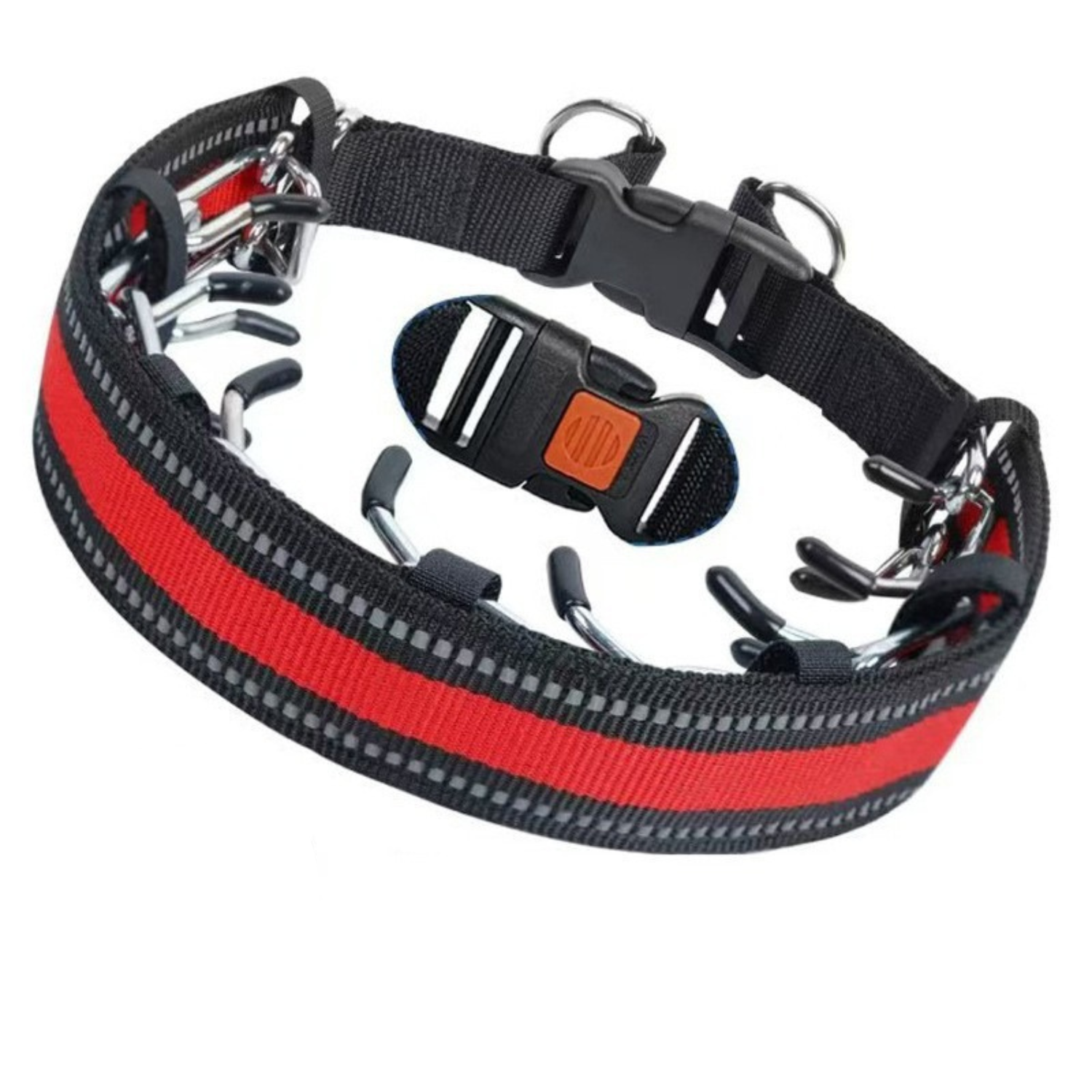 Dog Training Collar LeadEase No-Pull Adjustable Stainless Steel Chain