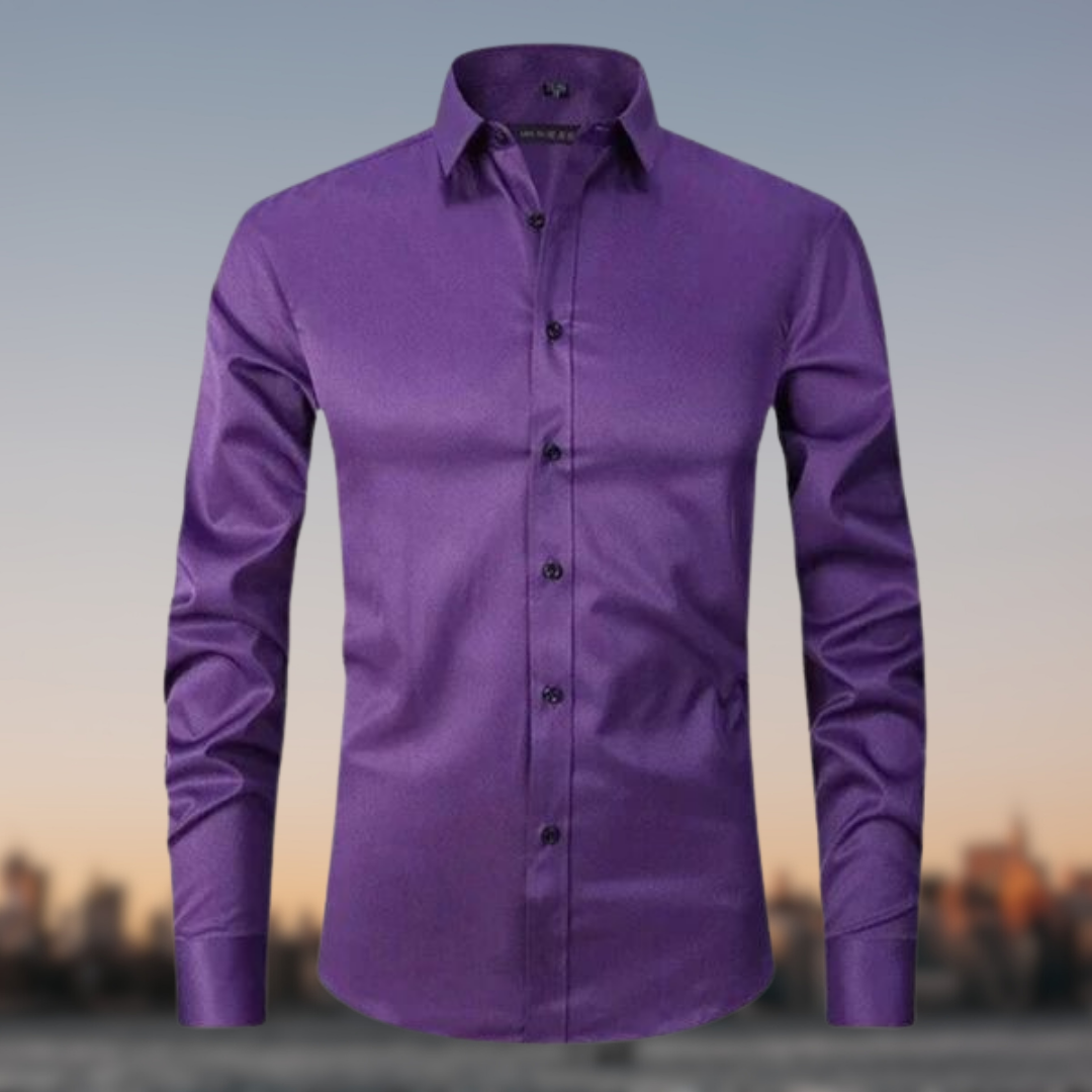 Nikolai | Camisa elástica sin arrugas