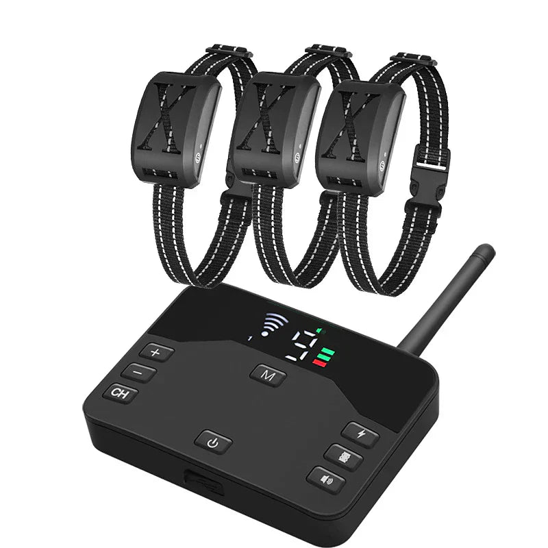 FidoFence Pro kabelloses Hundezaundsystem mit Halsband, 9–240m