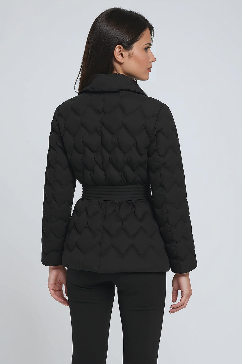 WOMEN’S PUFFER JACKET | QUILTED BELTED COAT