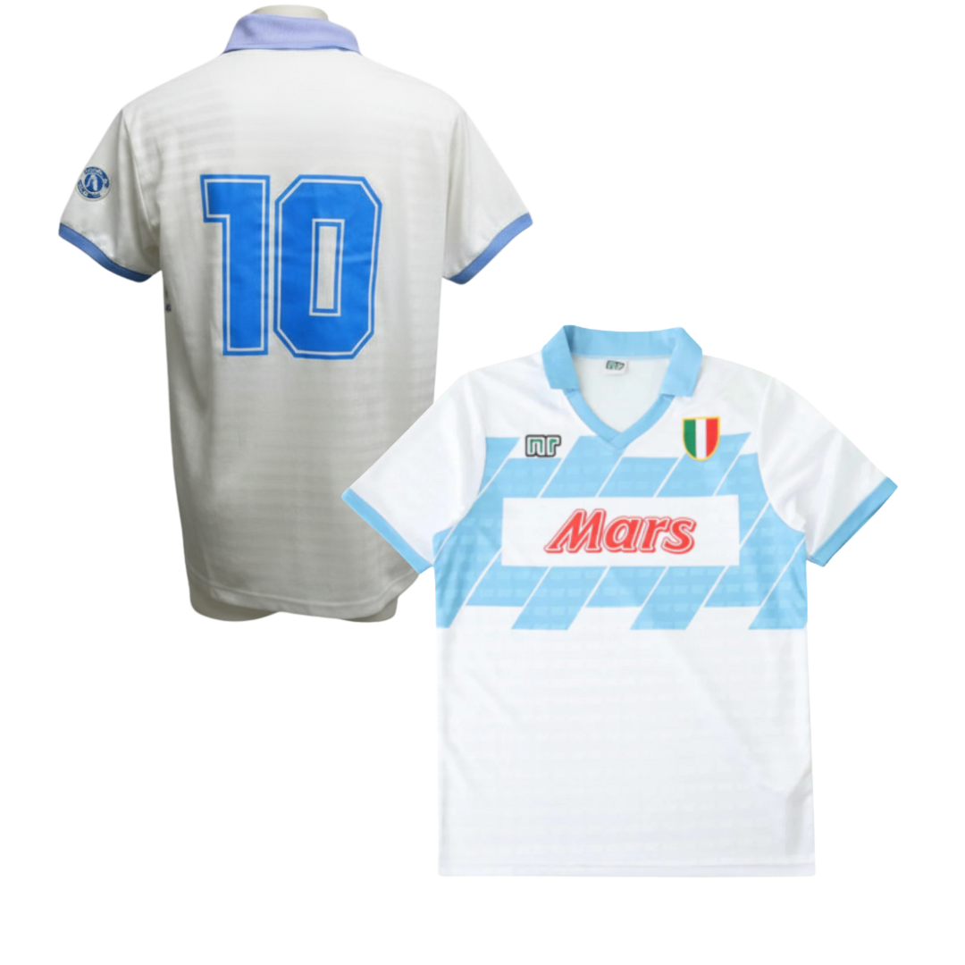 Napoli Historisch Uitshirt 1990-1991 + Maradona 10