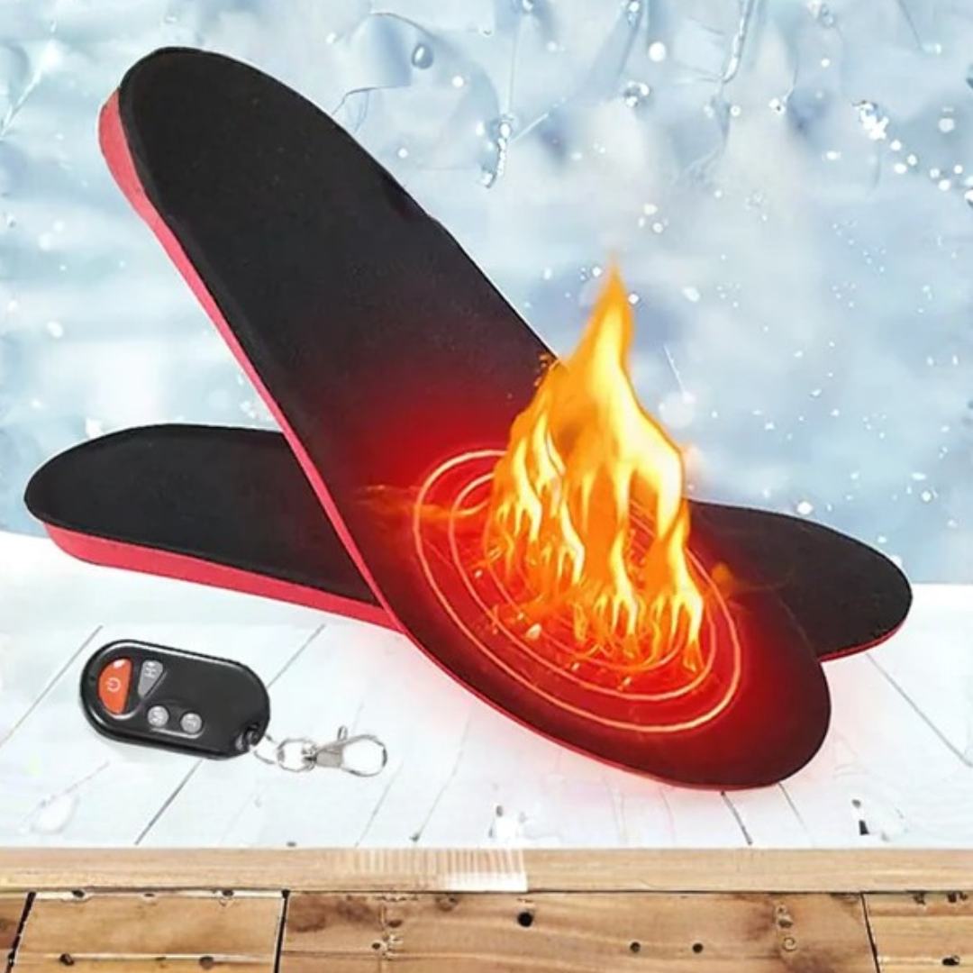 Soletta riscaldata wireless ricaricabile per scarpe, scaldapiedi