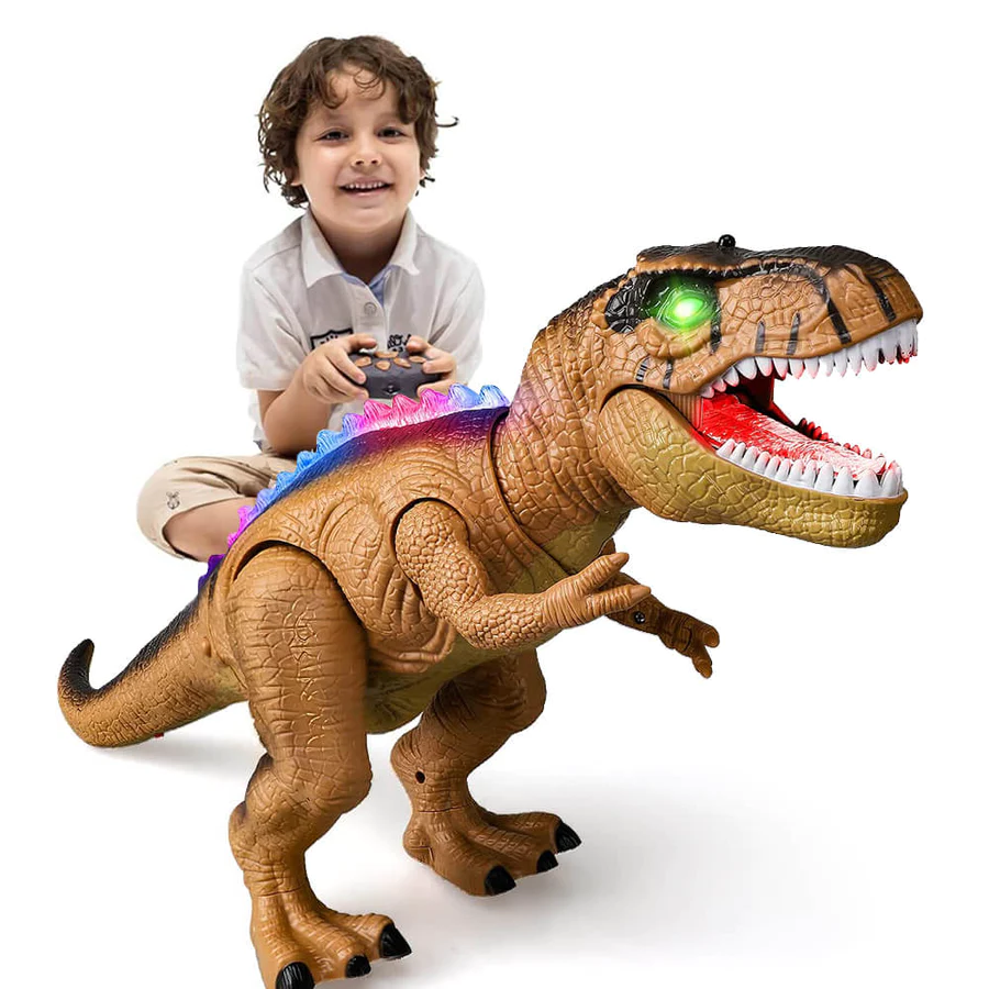 JurassicBuddy Fernsteuerbarer Dinosaurier, der läuft, brüllt und spannendes Spiel zum Leben erweckt
